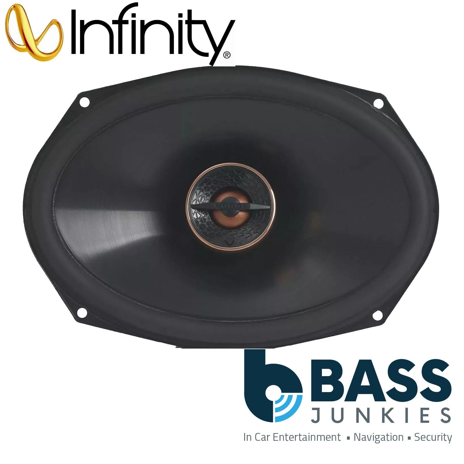 Infinity By Harman REF9632IX - 300 Watts 6"x9" 2-Way Car Shelf Speakers Pair