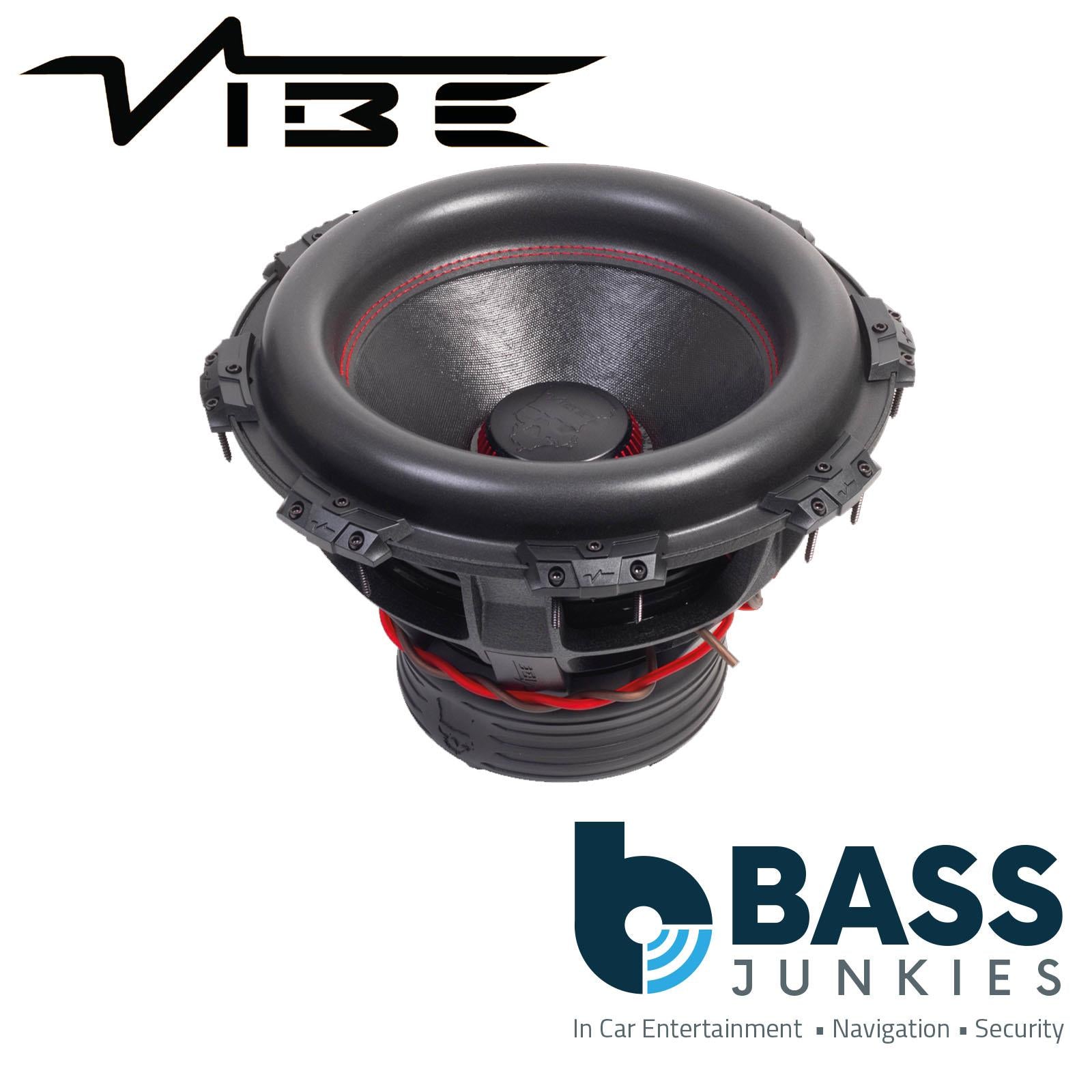 VIBE BD15D2SPL-V4 - BlackDeath 15" Inch 9000 Watts 2 Ohm SPL Car Subwoofer