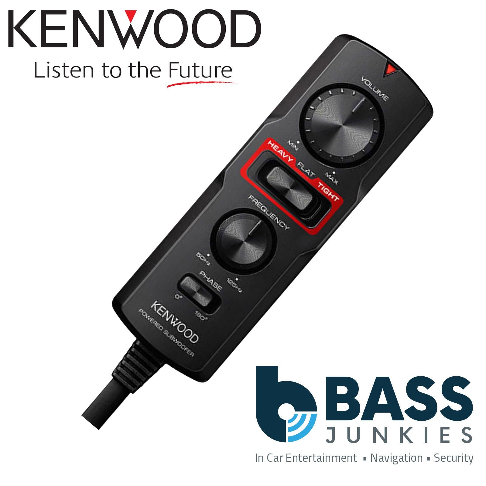 Kenwood KSC-PSW7EQ - 160 Watts Active Amplified Underseat Car Subwoofer