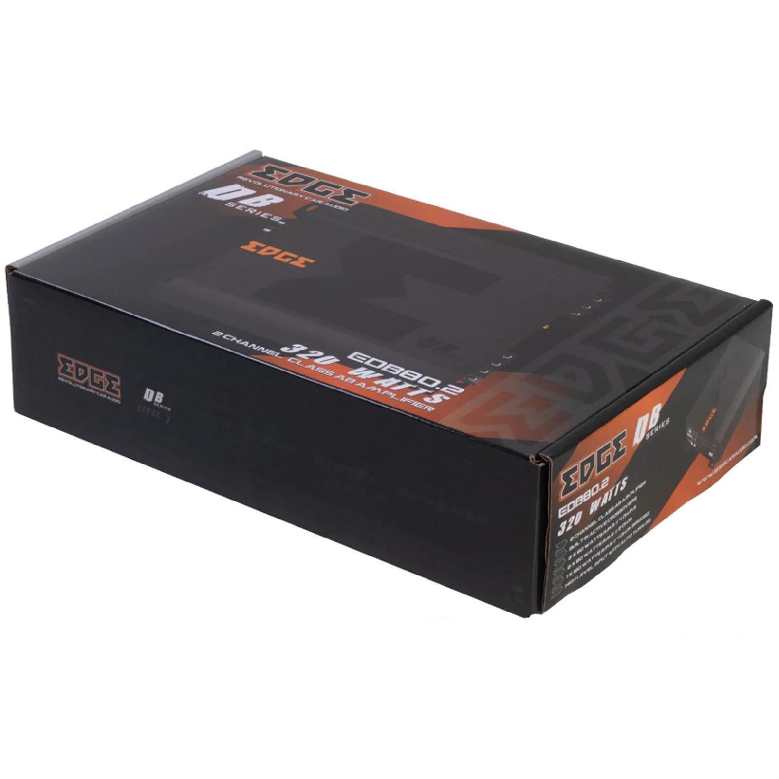 Edge EDB80.2LITE-E2 - DB Lite Series 320 Watts 2 Channel Car Amp Amplifier