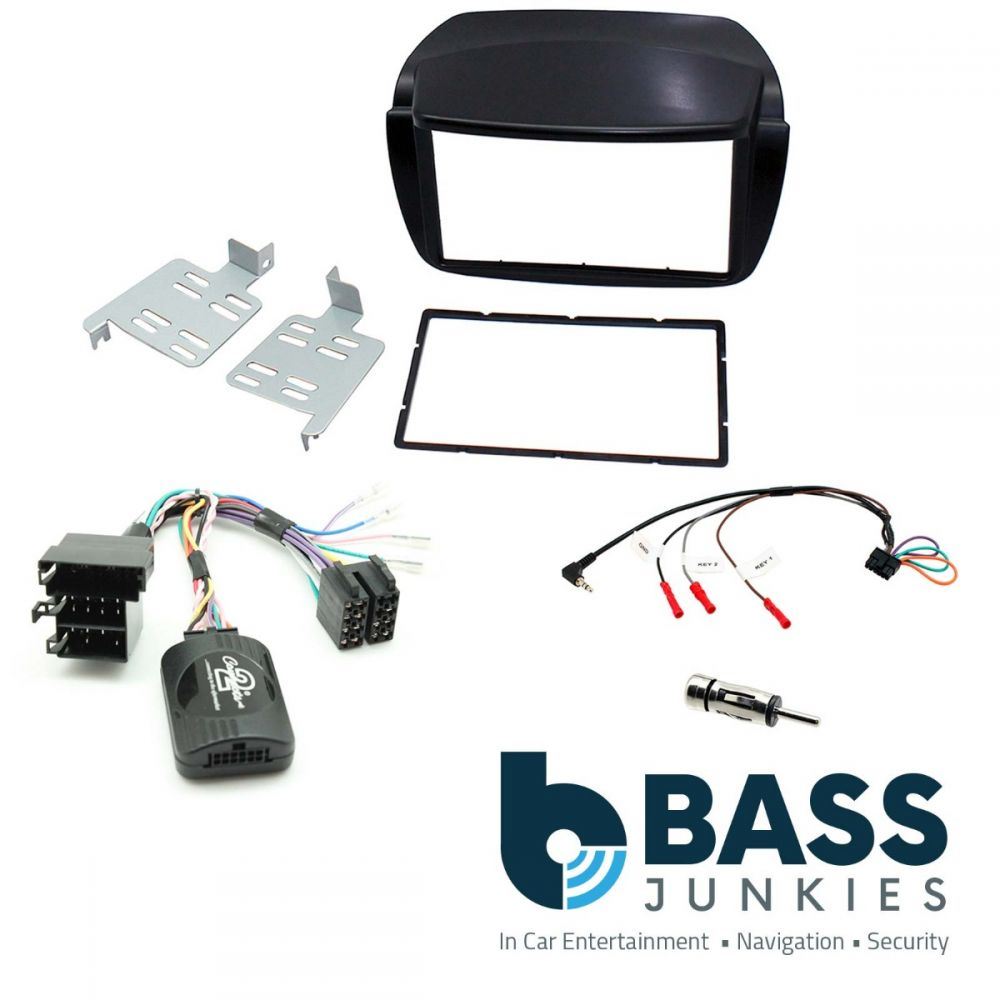 Connects2 CTKFT11 Fiat Doblo 2010 On Car Stereo Fascia Steering Wheel Stalk Interface Kit