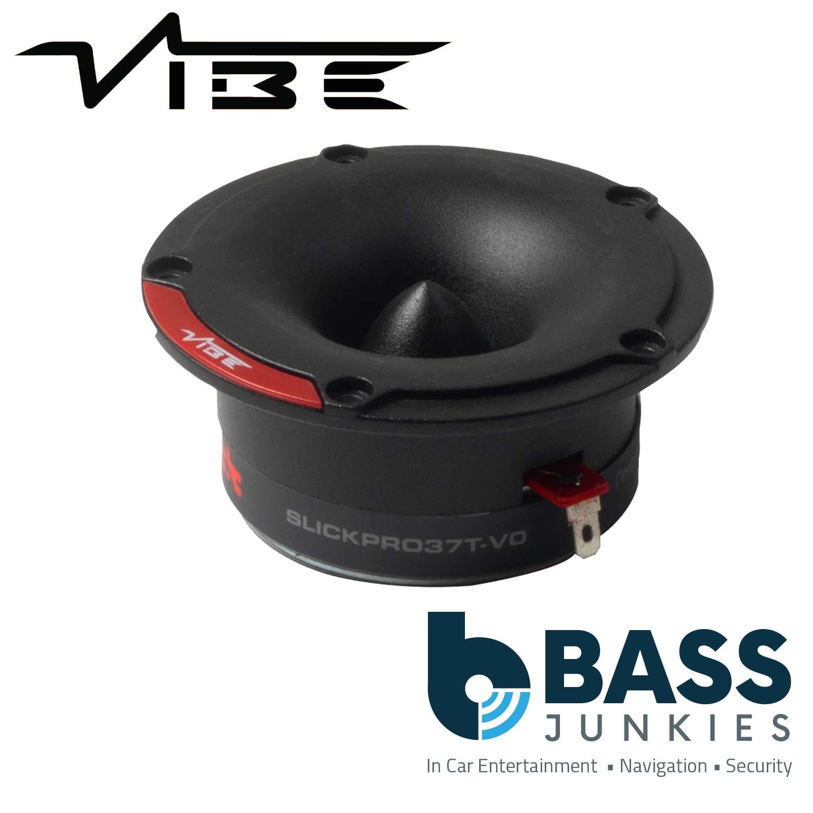 VIBE SLICKPRO37T-V0 3.7" 98mm Titanium Diaphragm Car Tweeter 225W Max Power