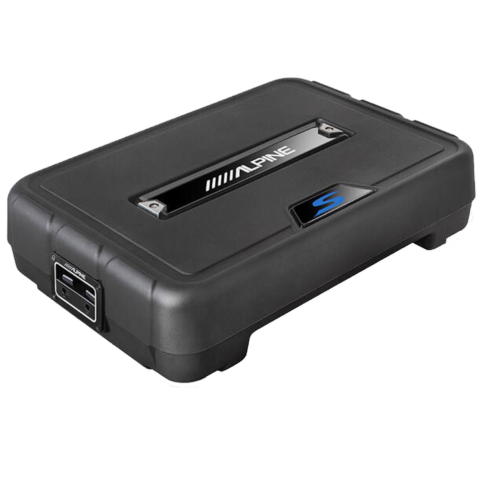 Alpine SS-SB10 - 10" 25cm 600 Watts Underseat Amplified Shallow Car Subwoofer