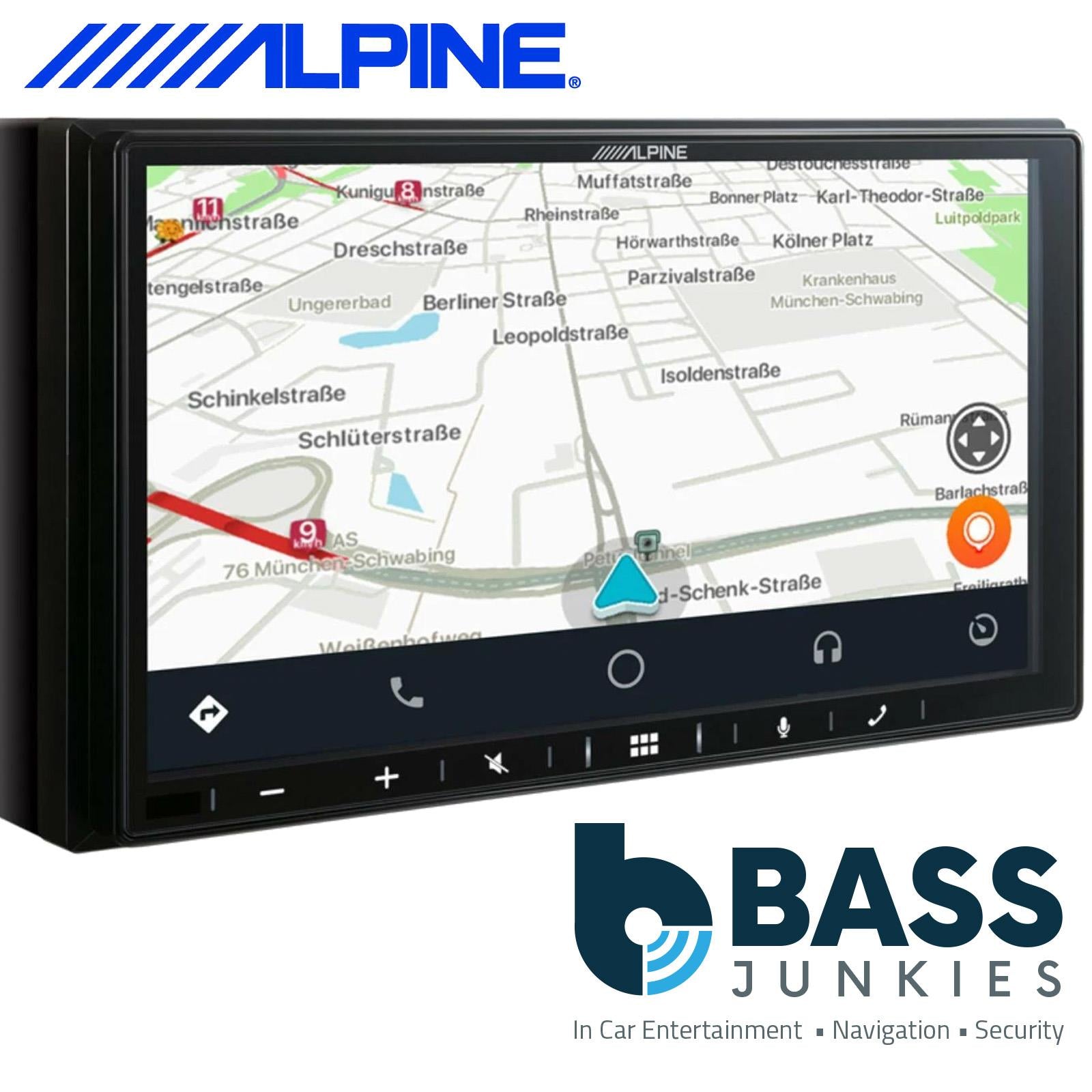 Alpine iLX-W650BT Apple CarPlay Android Auto Bluetooth Shallow Mount Car Screen