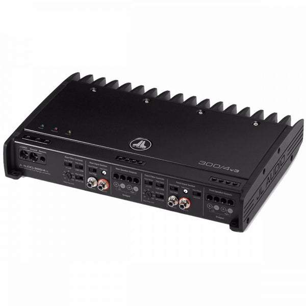 JL AUDIO 300/4パワーアンプ　通電、音出し確認済み JL Audio 300/4V3 300 Watts 4 Channel Class A/B Full-Range Amplifier