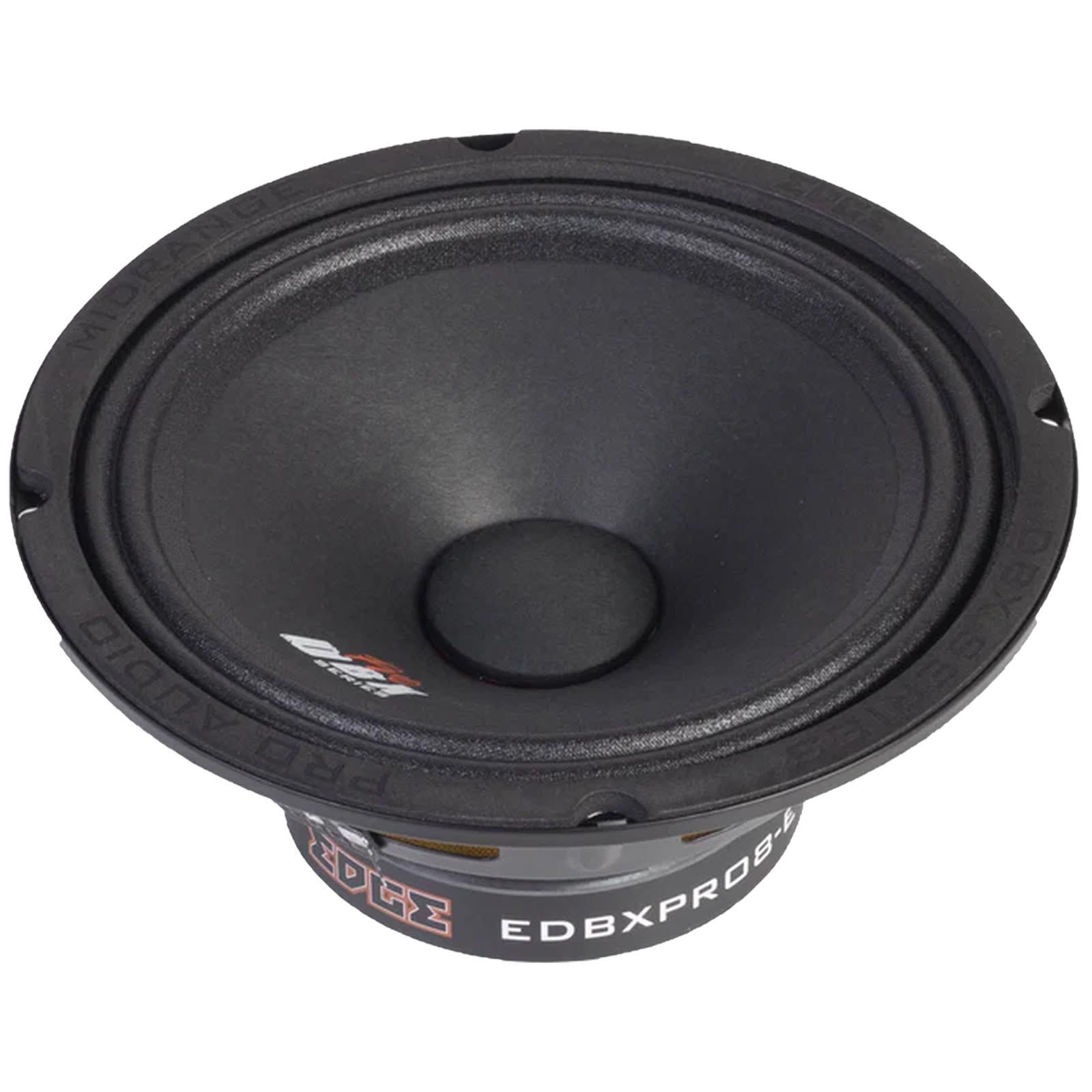 Edge EDBXPRO8-E4 - 8" 400 Watts Pro Audio Midrange Car Speakers (Pair)