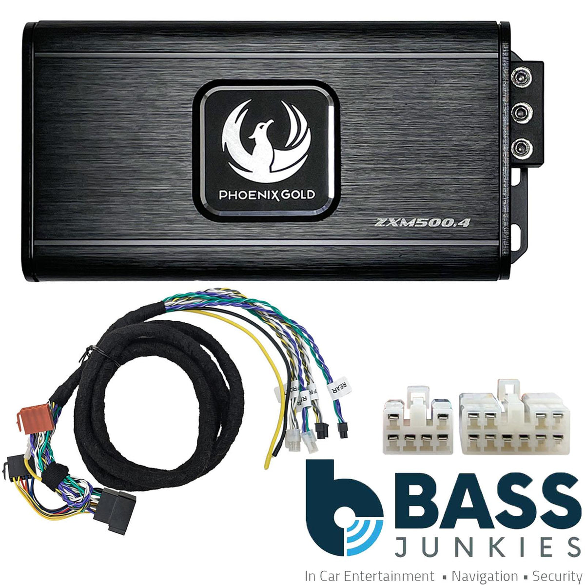Phoenix Gold 500 Watts 4 Channel Car Amplifier Kit for Toyota Avensis III 2009-18