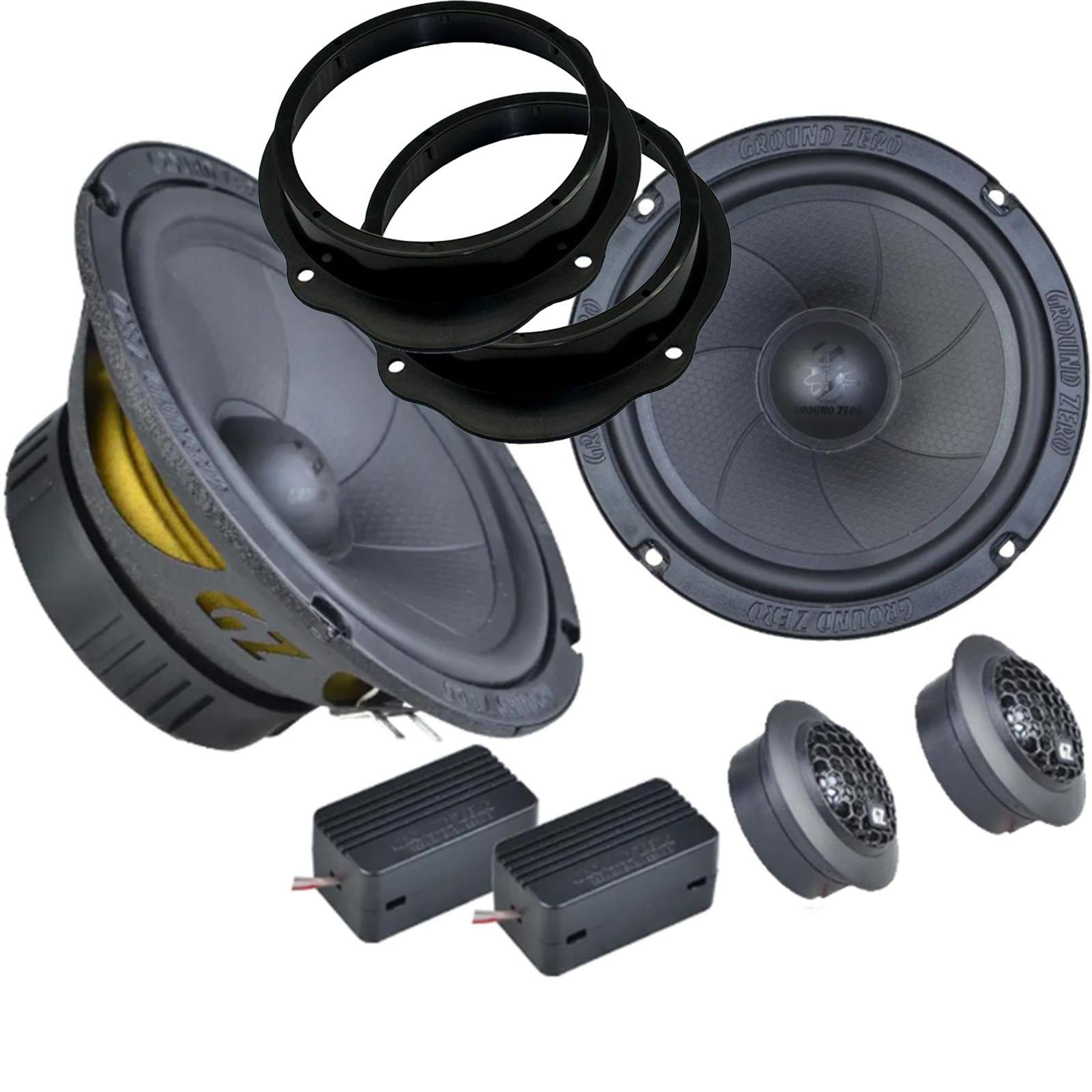 Ford C-MAX 2003 - 2010 300 Watts 6.5" 2 Way Component Front Door Car Speakers