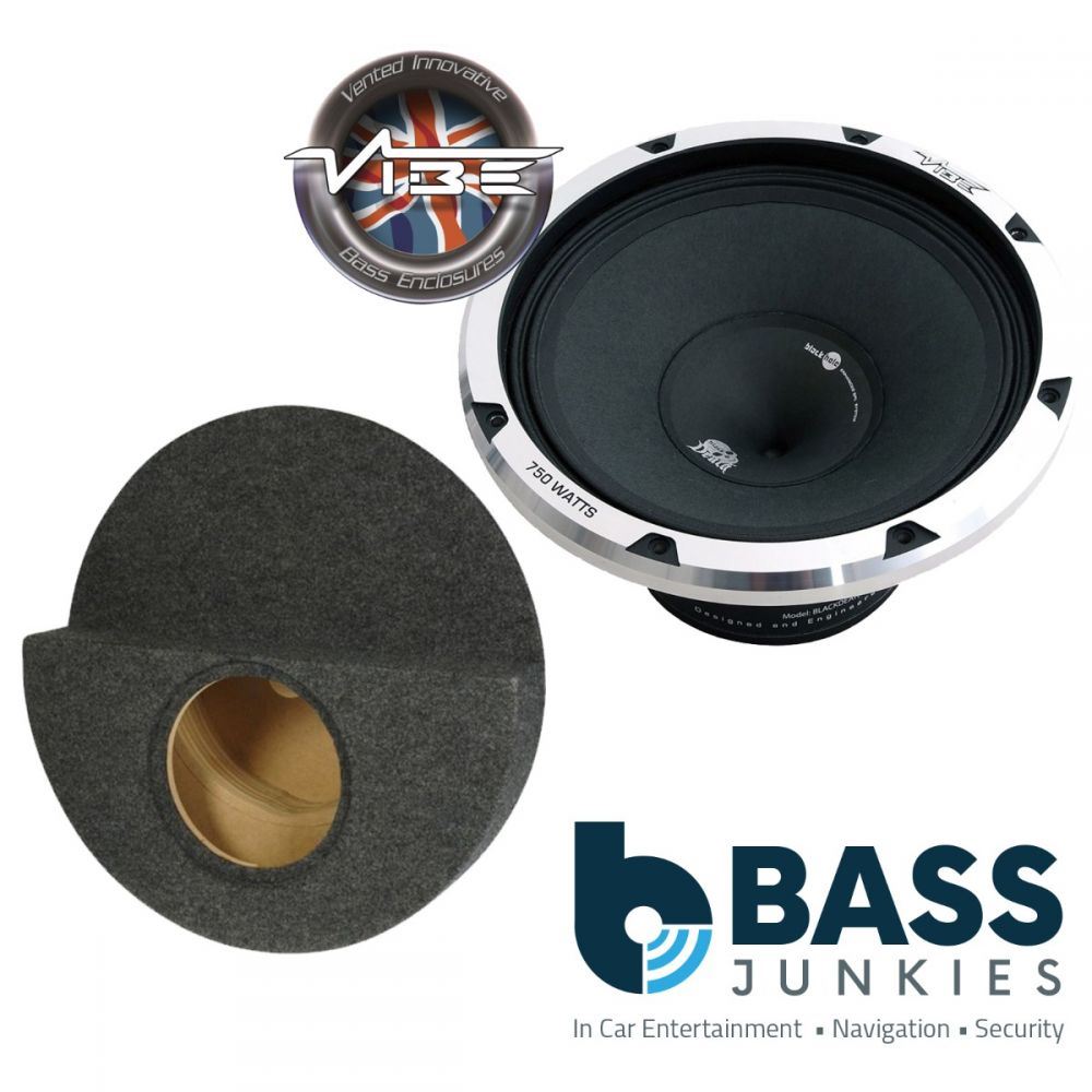 BMW 3-Series (E46) 1998-2004 Vibe BLACKDEATH Pro 10" 500 Watts Car Subwoofer Custom Bass Box Kit