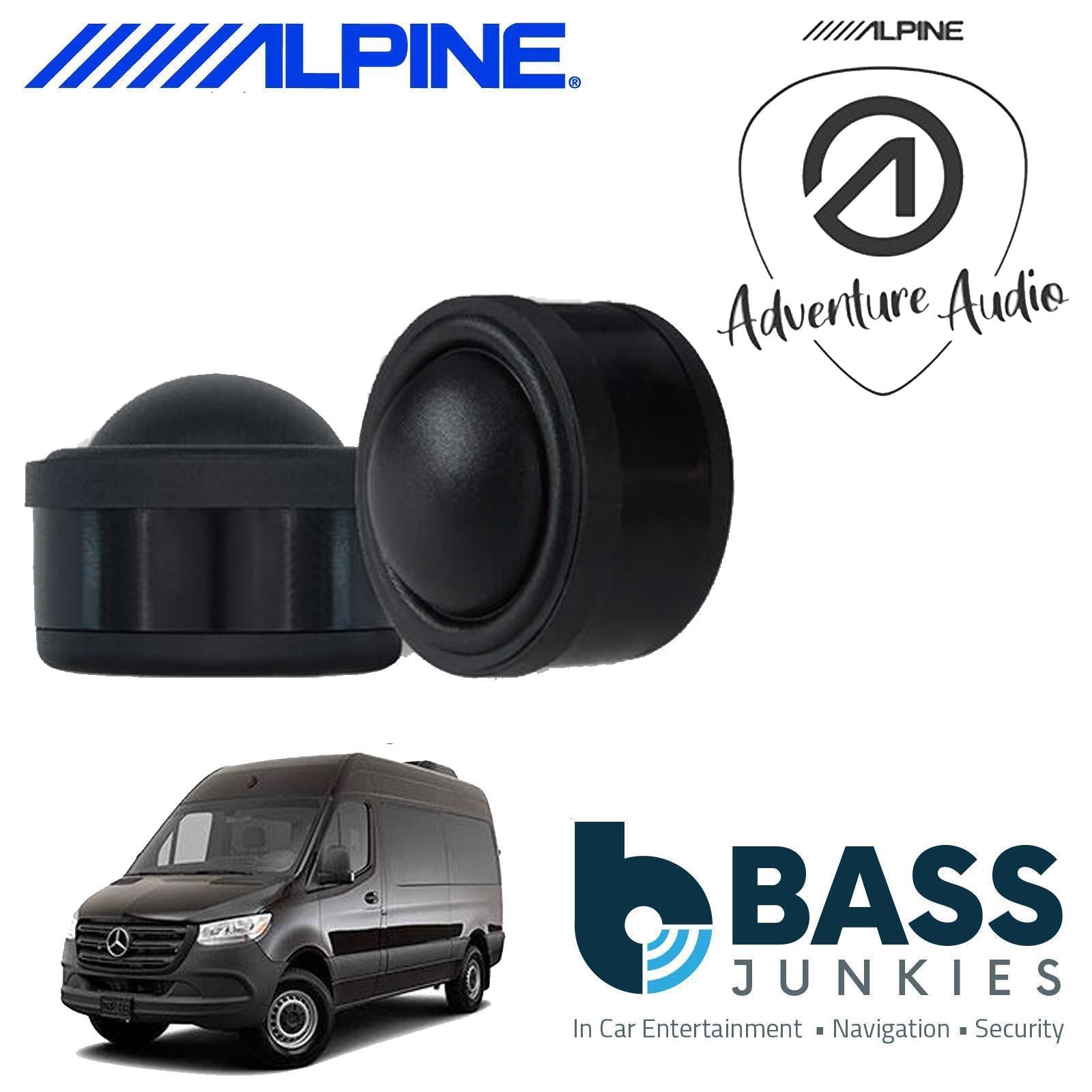 Alpine W84AS907-2 - 6-Channel DSP Car Amplifier 8" Sub Bass Box & Speaker Kit for Mercedes Benz Sprinter w907 / w910 2018 Onwards