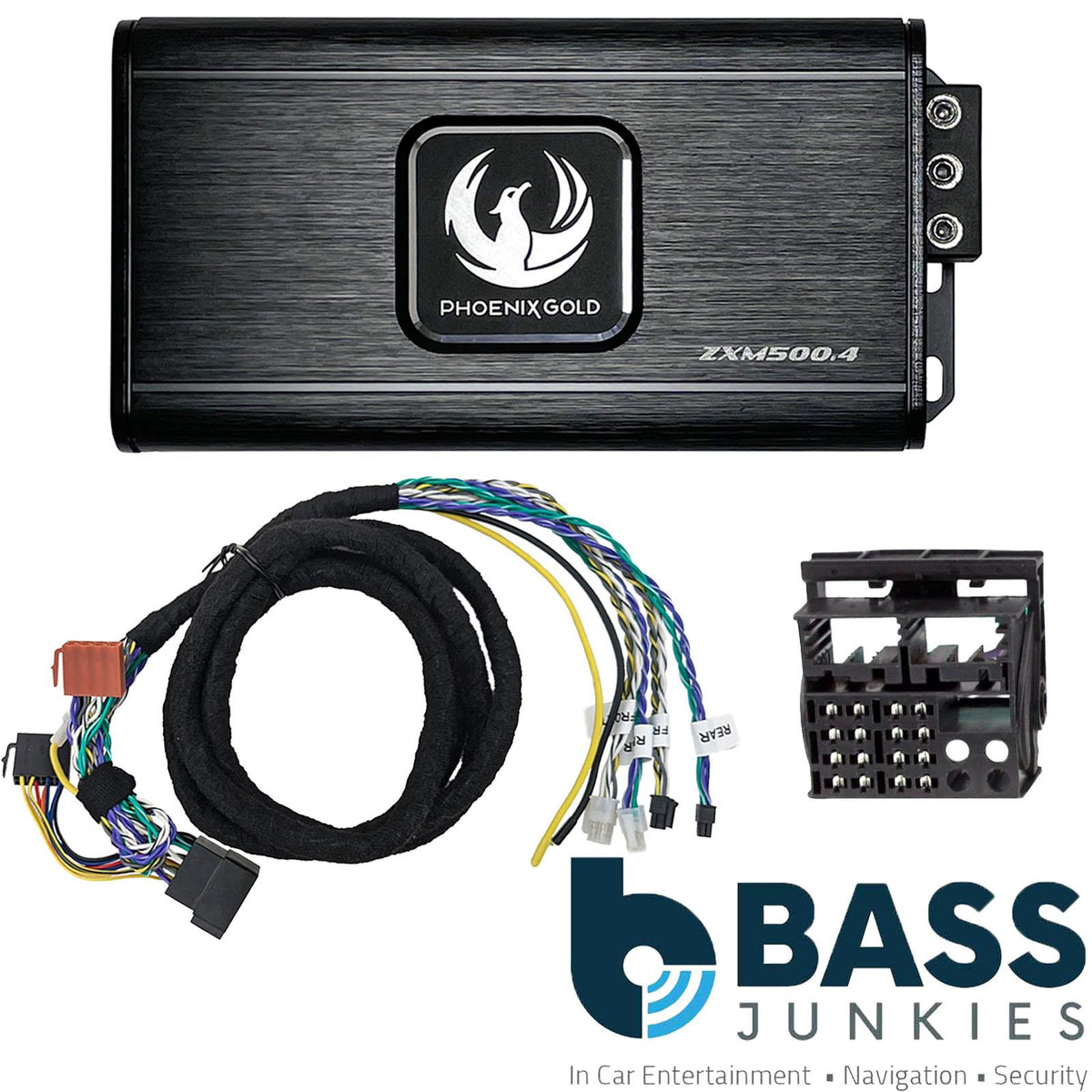 Phoenix Gold 500 Watts 4 Channel Car Amp Kit for Mercedes A-Class W176 2012-18
