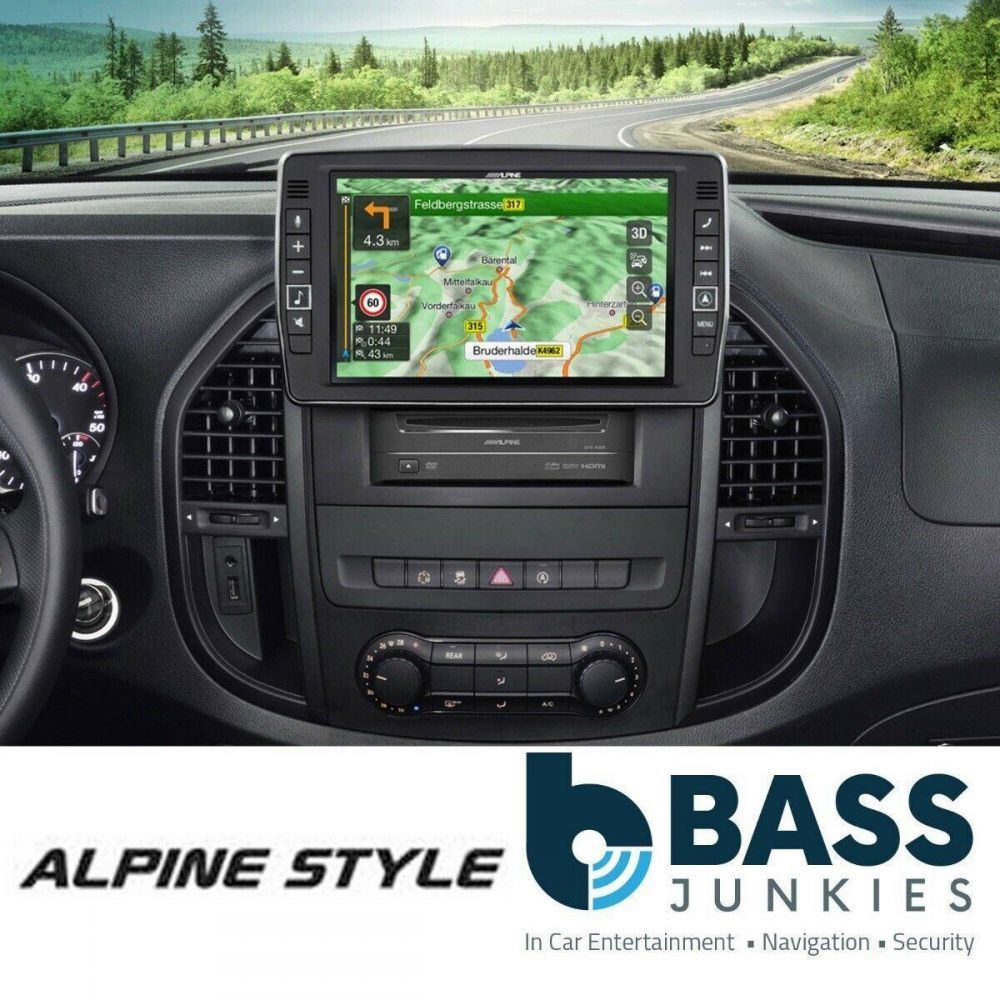 9" Alpine Style Navigation System for Mercedes Benz Vito 447