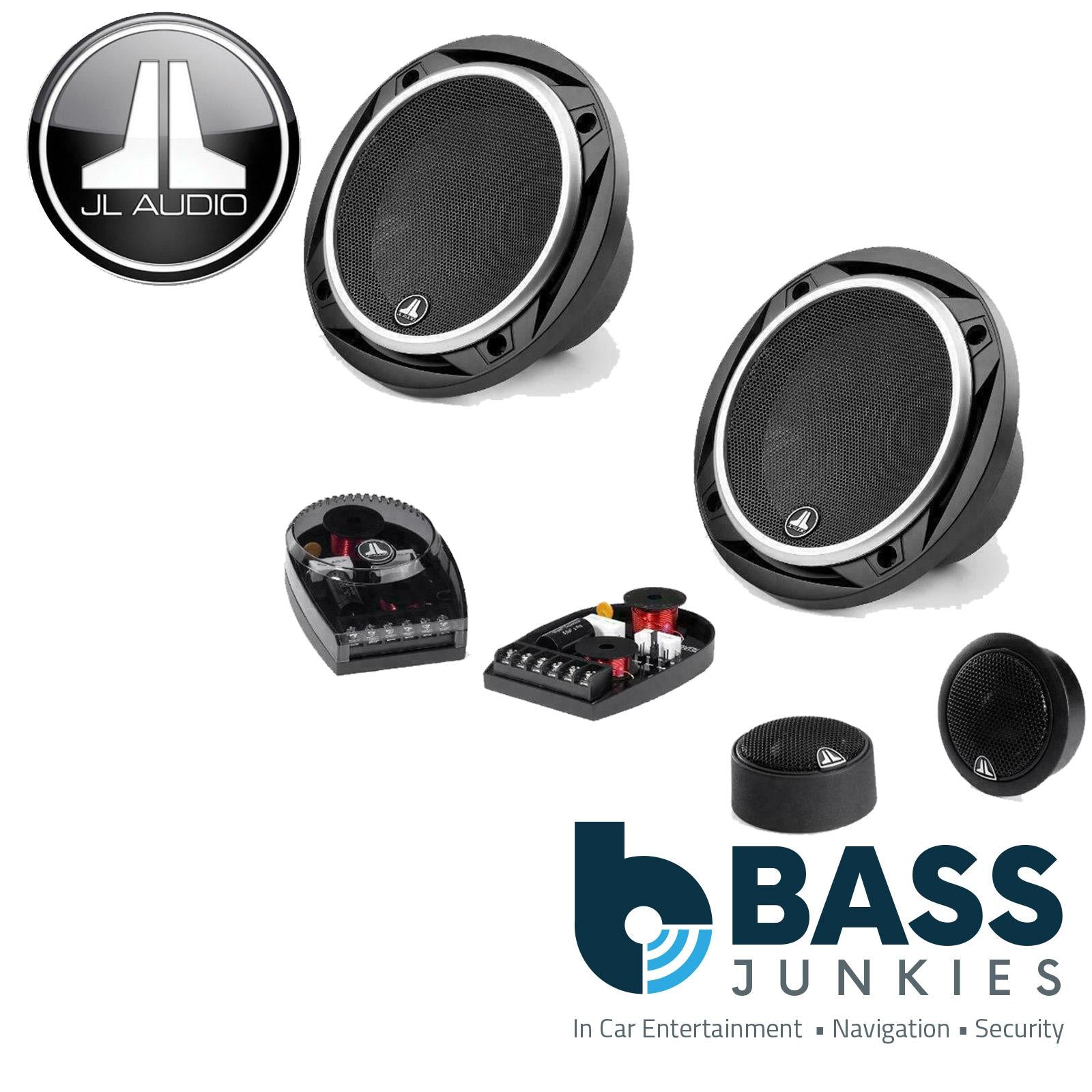 JL Audio C2-650 - 6.5" 200 Watts Car Speakers Tweeters & X Overs Component Kit