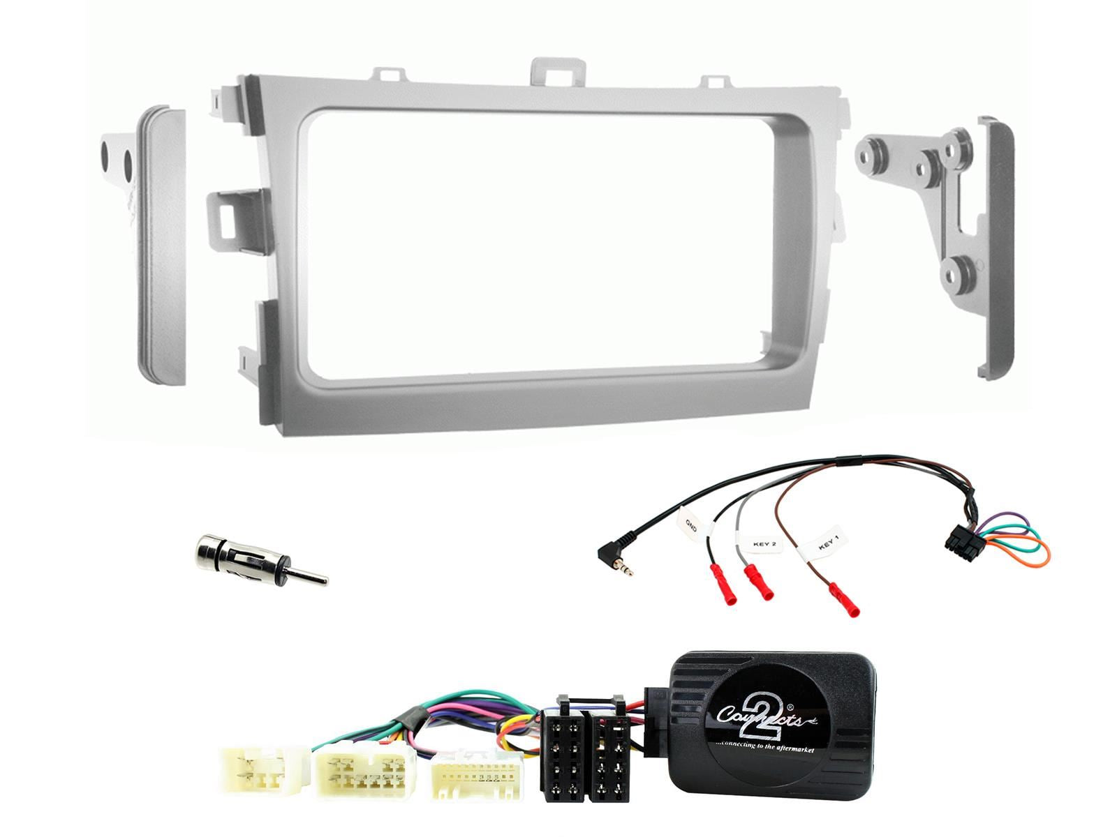 Connects2 CTKTY03  - Toyota Corolla 2009-2011 Double Din Fascia Installation Kit