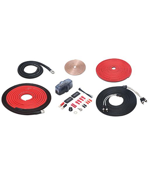Recoil PCK8 - 8 AWG 600 Watts Complete OFC Pure Copper Amplifier Wiring Kit