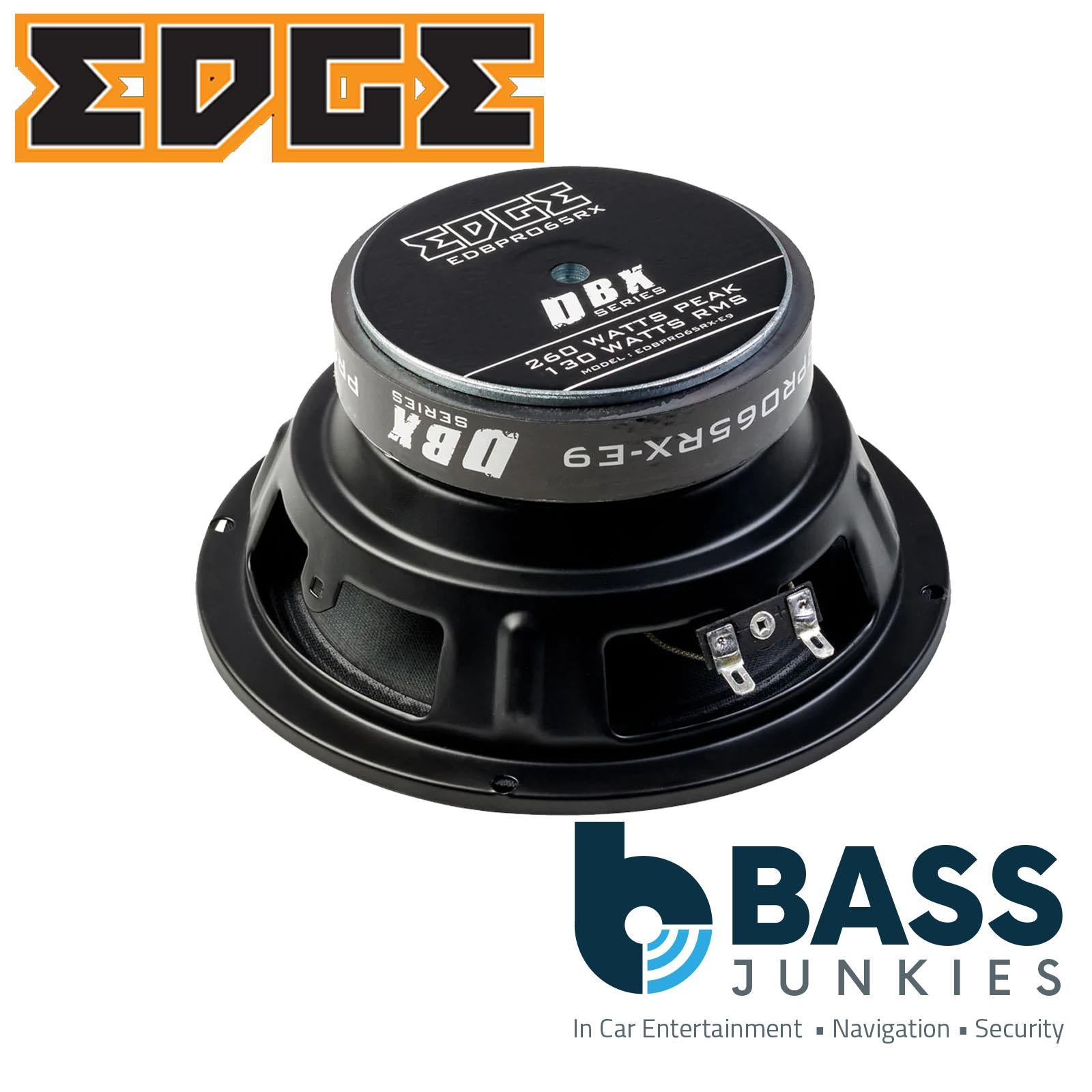 EDGE EDBPRO65RX-E9 Pro Audio Car Midwoofer 6.5" 260w Peak, 130w RMS - Pair