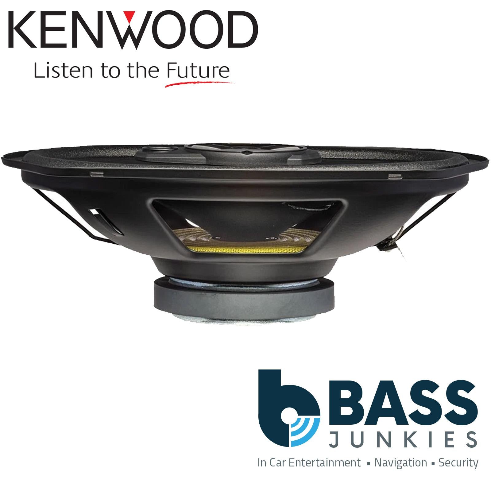 Kenwood KFC-S6977EX - 1000 Watts 3 Way 6x9" Stereo Car Van Rear Shelf Speakers