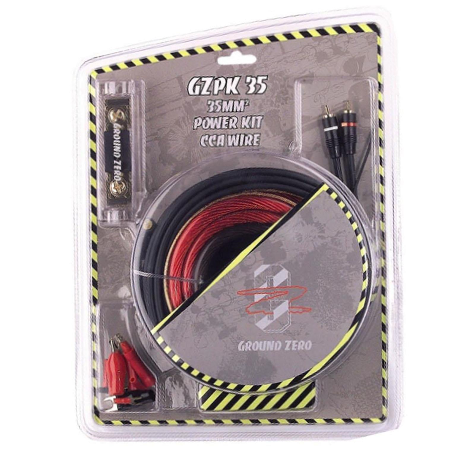Ground Zero GZPK 35 - 35mm² Electrical Cable, RCA Cable, LS Cable, Safety Holder