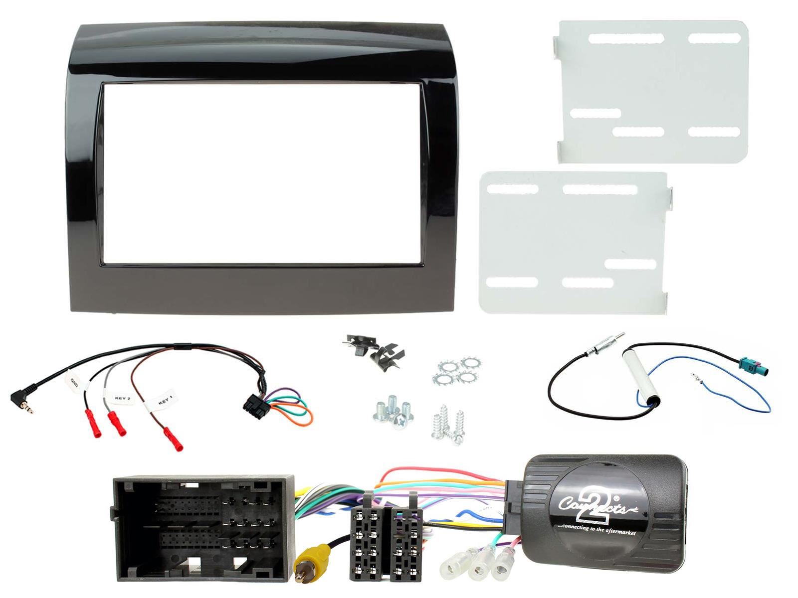 Kenwood DMX-125DAB + Connects2 Double Din + Steering Wheel Controls fits Peugeot Boxer 2014>