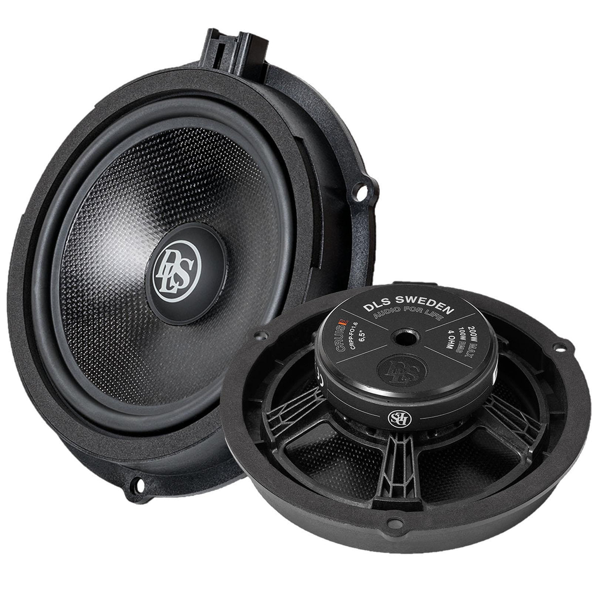 DLS CRPP-FO1.6 6.5" 200 Watts Component Front Door Car Speakers For Ford Cars