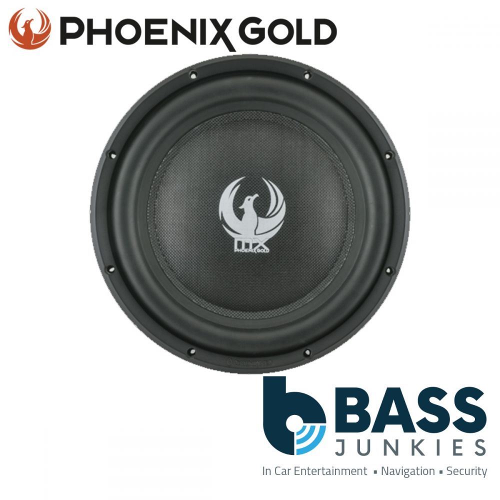 Phoenix Gold MX12D2 - 12" 30cm 600 Watts Car Subwoofer & MDF Sealed Bass Box
