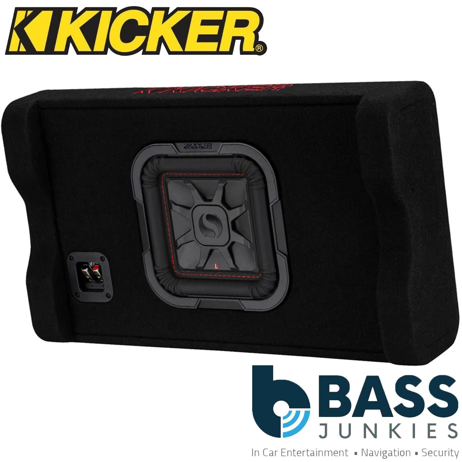 Kicker 49L7TDF122 - 1200W 12" L7T Down Firing Car Subwoofer Enclosure 2 Ohm