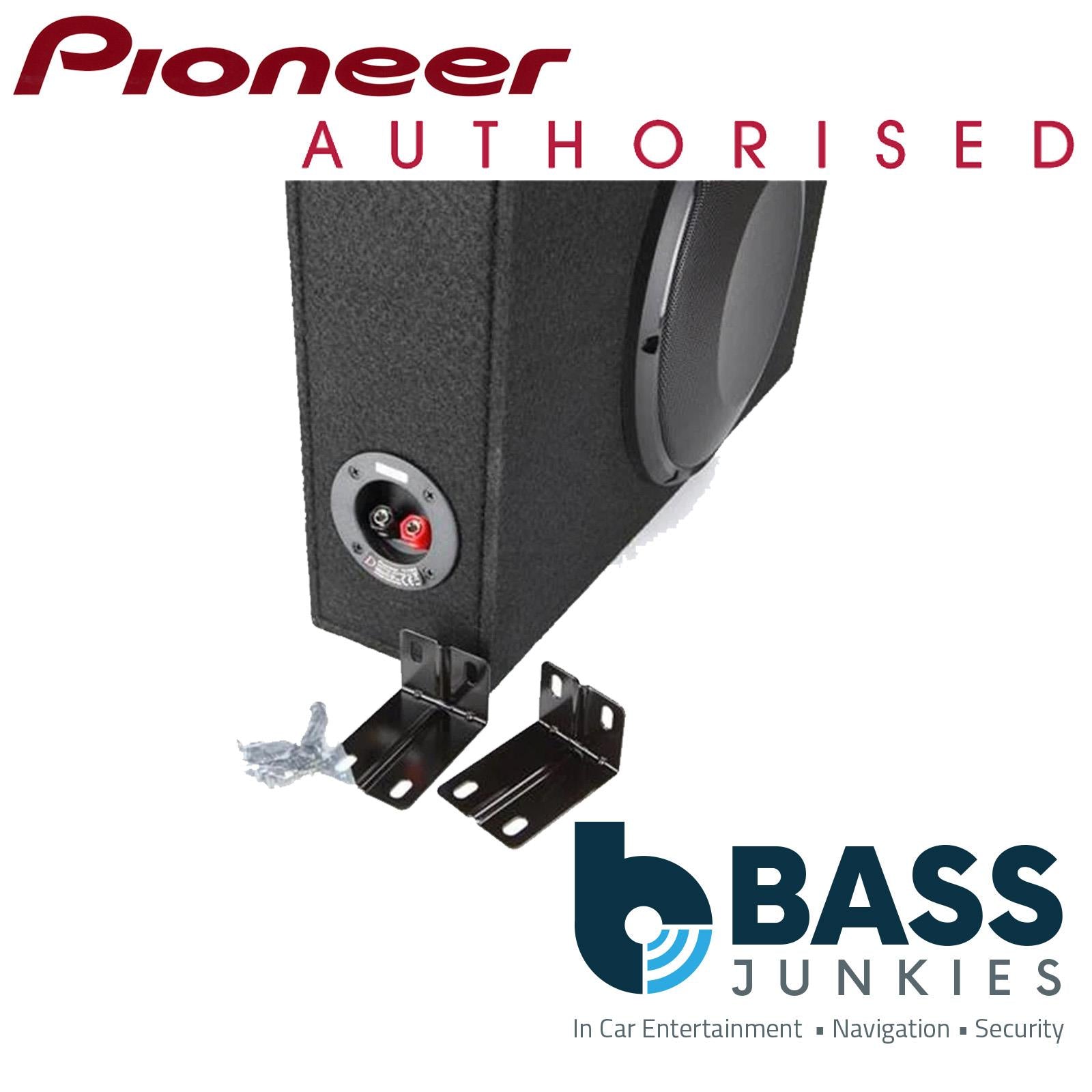 Pioneer TS-D10LB - 1300 Watts 10" Shallow Pre-Loaded Passive Car Subwoofer Bass Box Enclosure