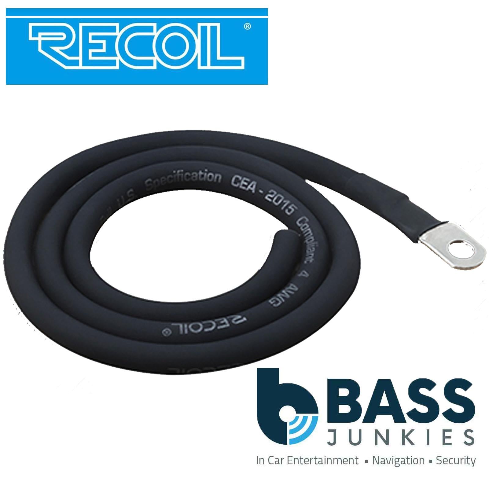 Recoil PCK4 - 4 AWG 1200 Watts OFC Pure Copper Complete Amplifier Wiring Kit