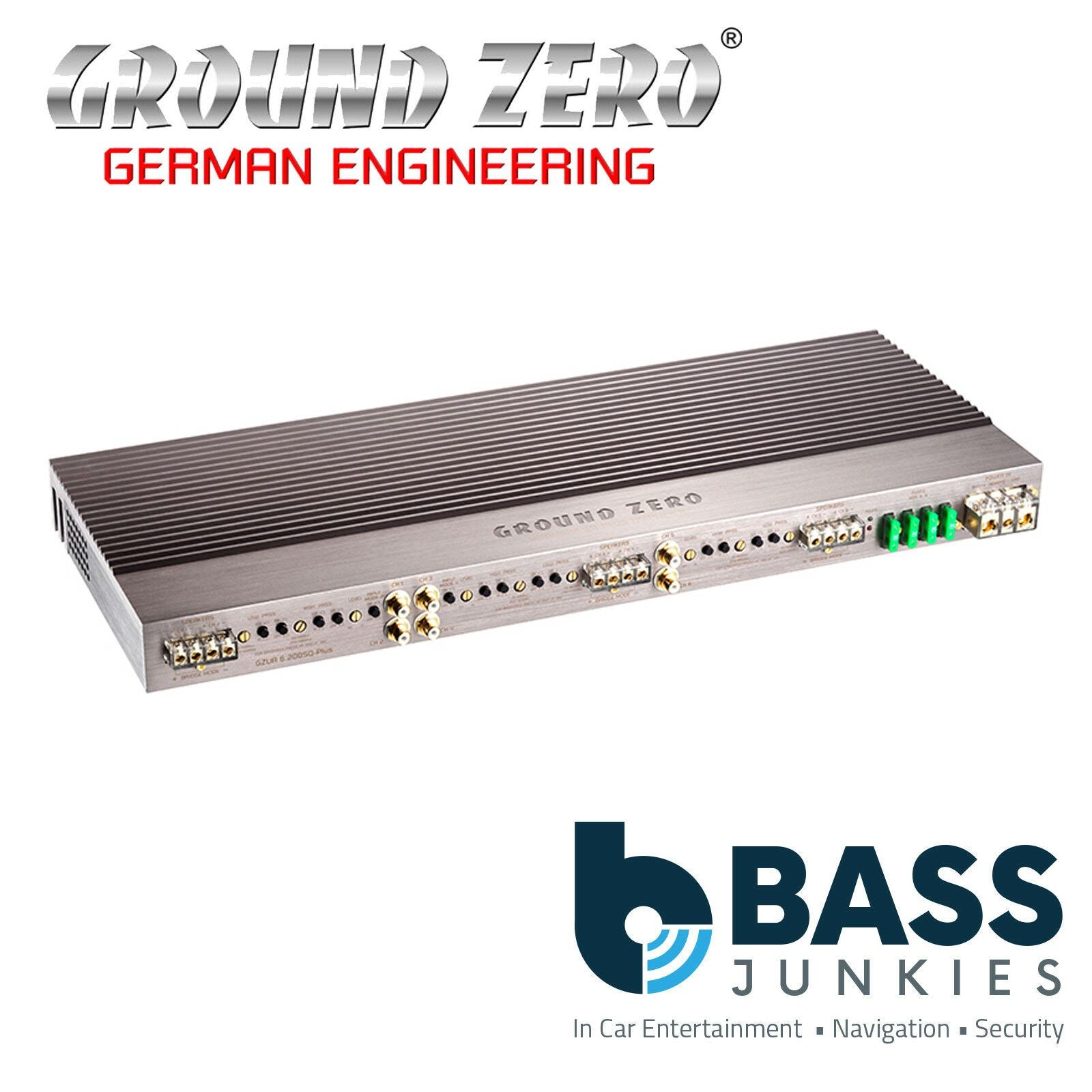 Ground Zero GZUA 6.200SQ-PLUS - 6 Channel Sound Quality amplifier - 1400 Watt Max