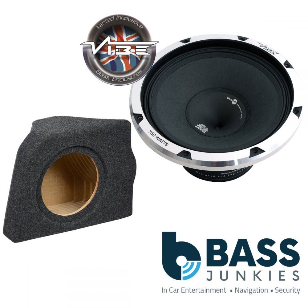 BMW 5-Series (E60) 2003-2010 Vibe BLACKDEATH Pro 10" Subwoofer 500W Car Subwoofer Custom Bass Box Kit