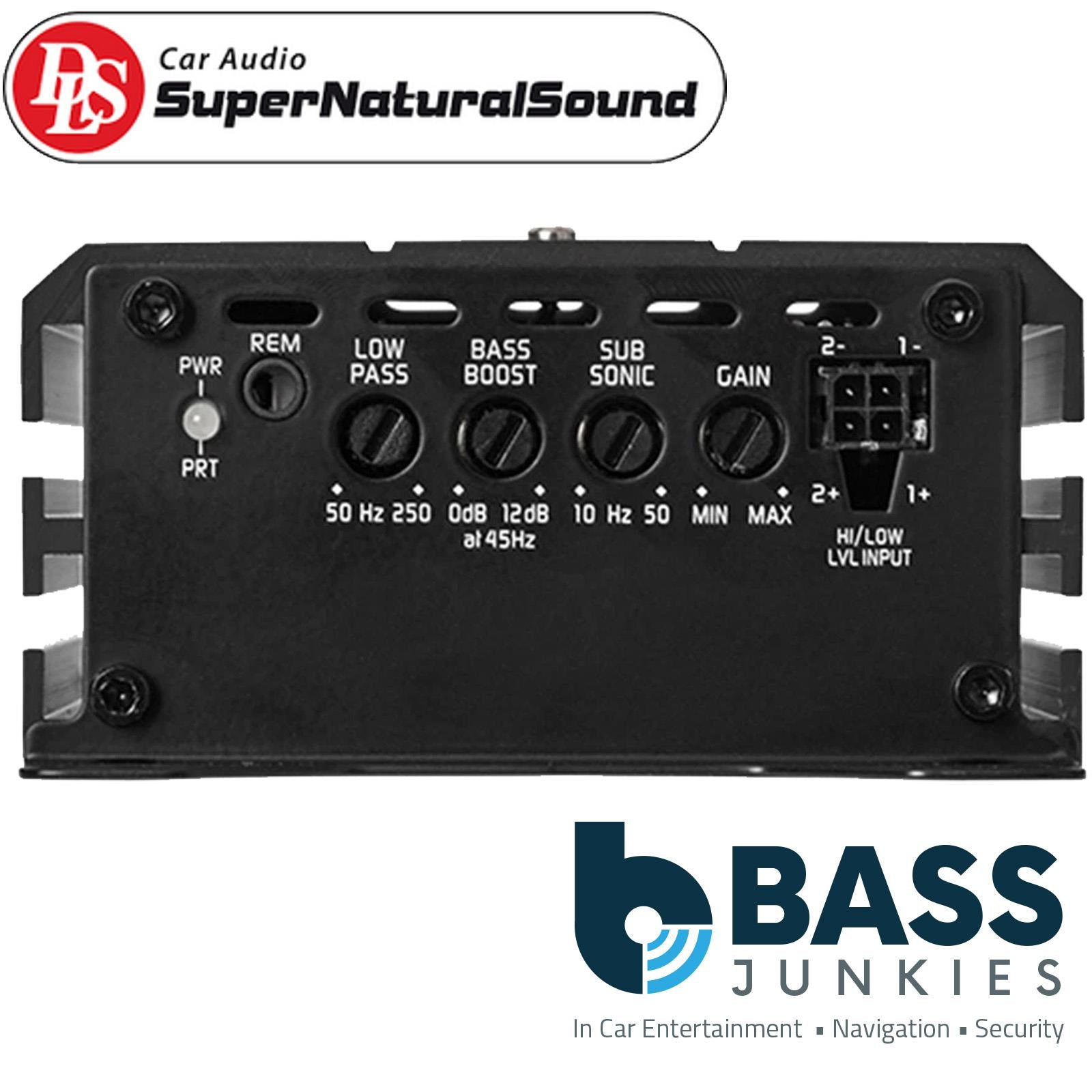 DLS PS1.500 - Slim Micro Mono Amplifier 500 Watts RMS Class D Car Sub Amplifier