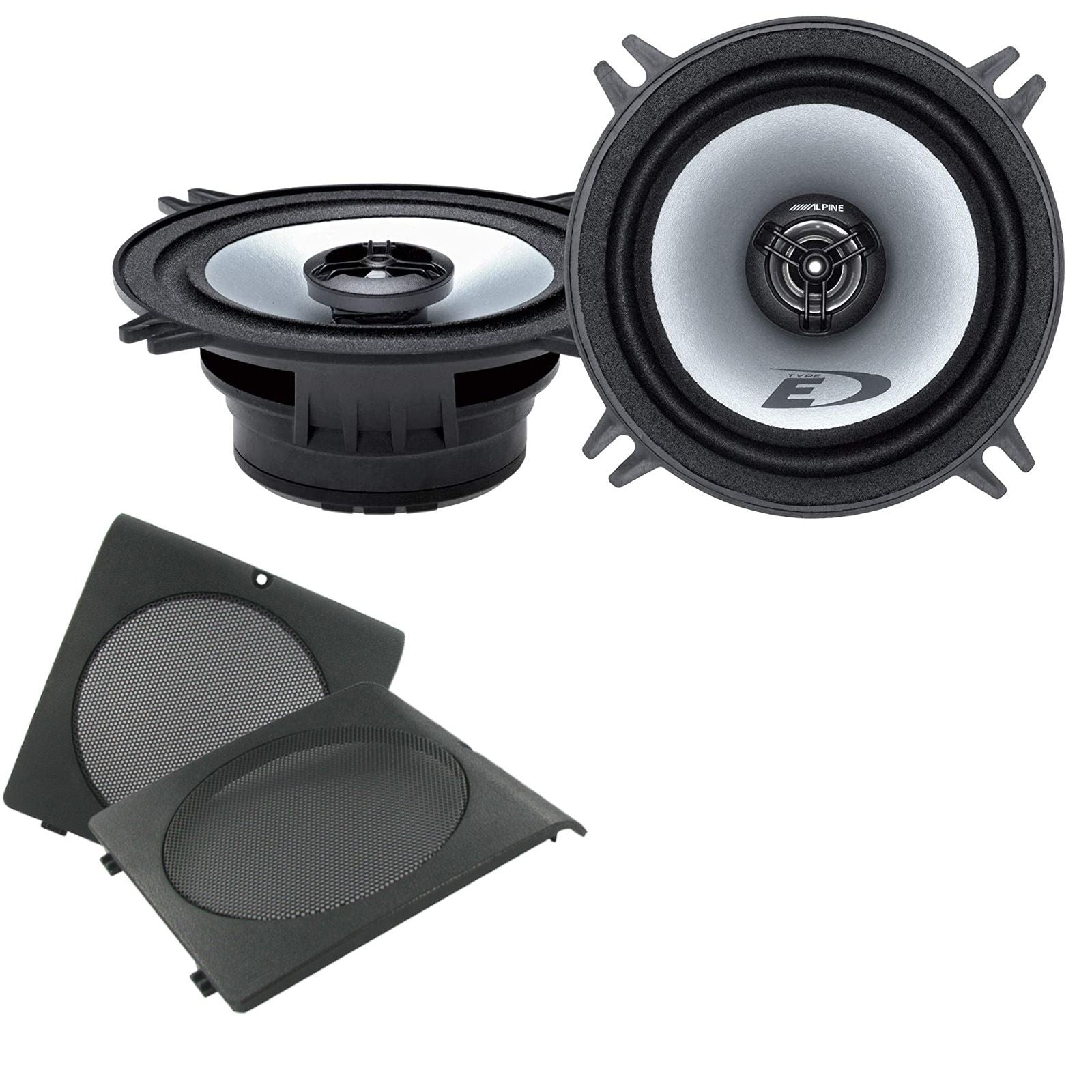 Alpine SXE-1325S 2-Way 130mm/13cm/5.25" Coaxial Speakers (Per Pair 400 Watts) Fits VW Golf 1983-92 | Jetta 83-92