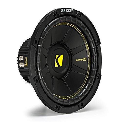 Kicker CWCD104 - CompC 10" 25cm 500 Watts 4 Ohm Dual Voice Coil DVC Car Subwoofer