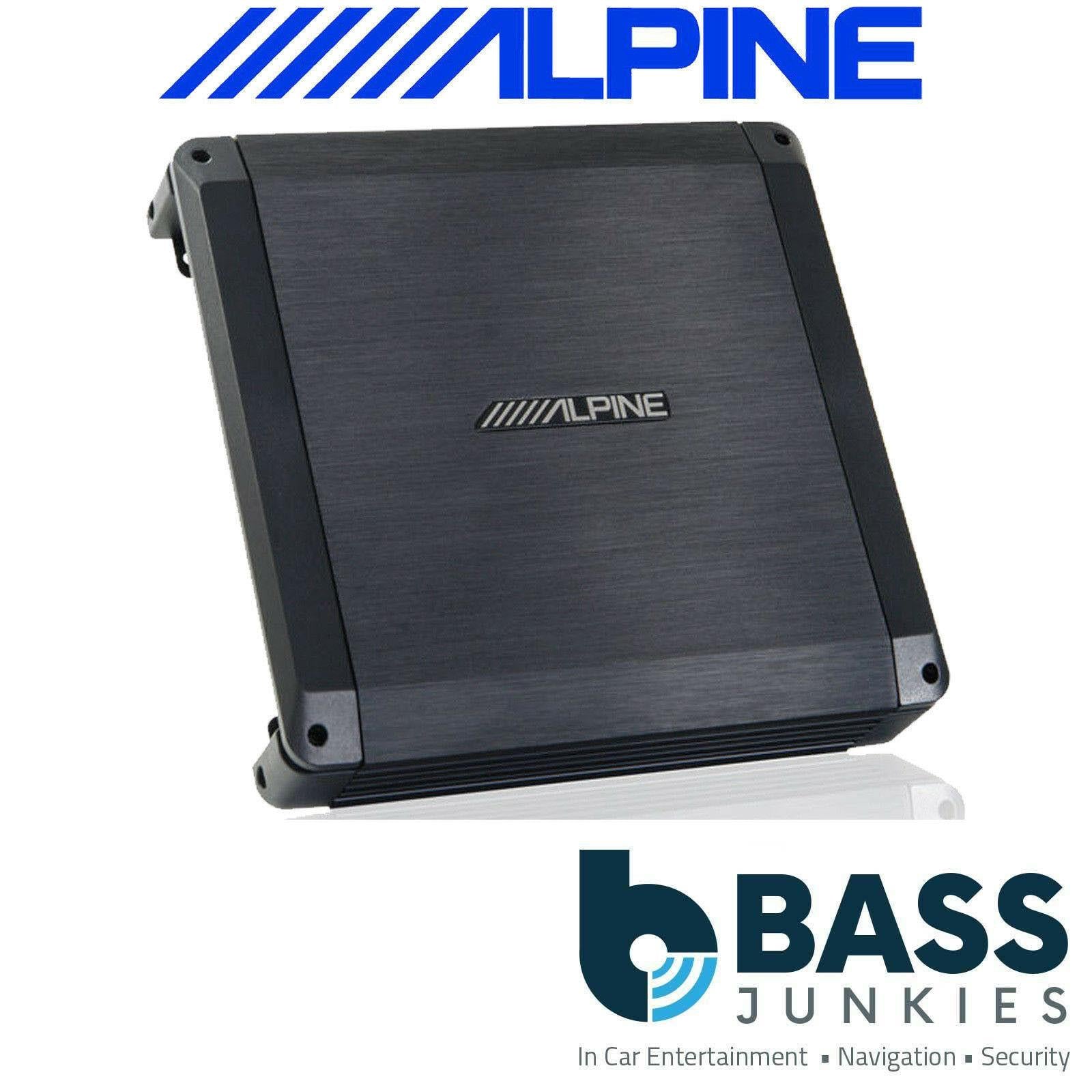 ALPINE 1000 Watts 12" Sub Subwoofer Car Bass Tube 2 Channel Amplifier & Amp Kit