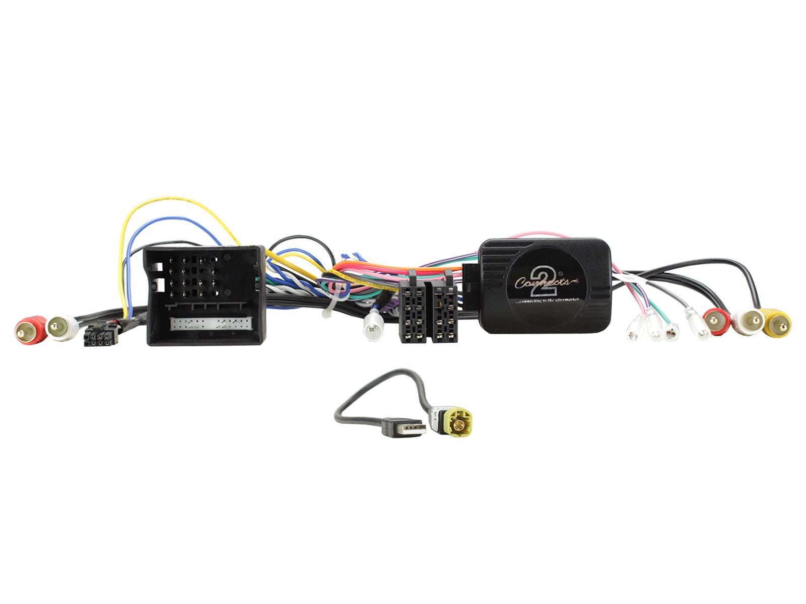 SONY DAB+ Apple | Android Double Din Stereo Fitting Kit + Steering Wheel Stalk Controls to fit Porsche Panamera 2009-16