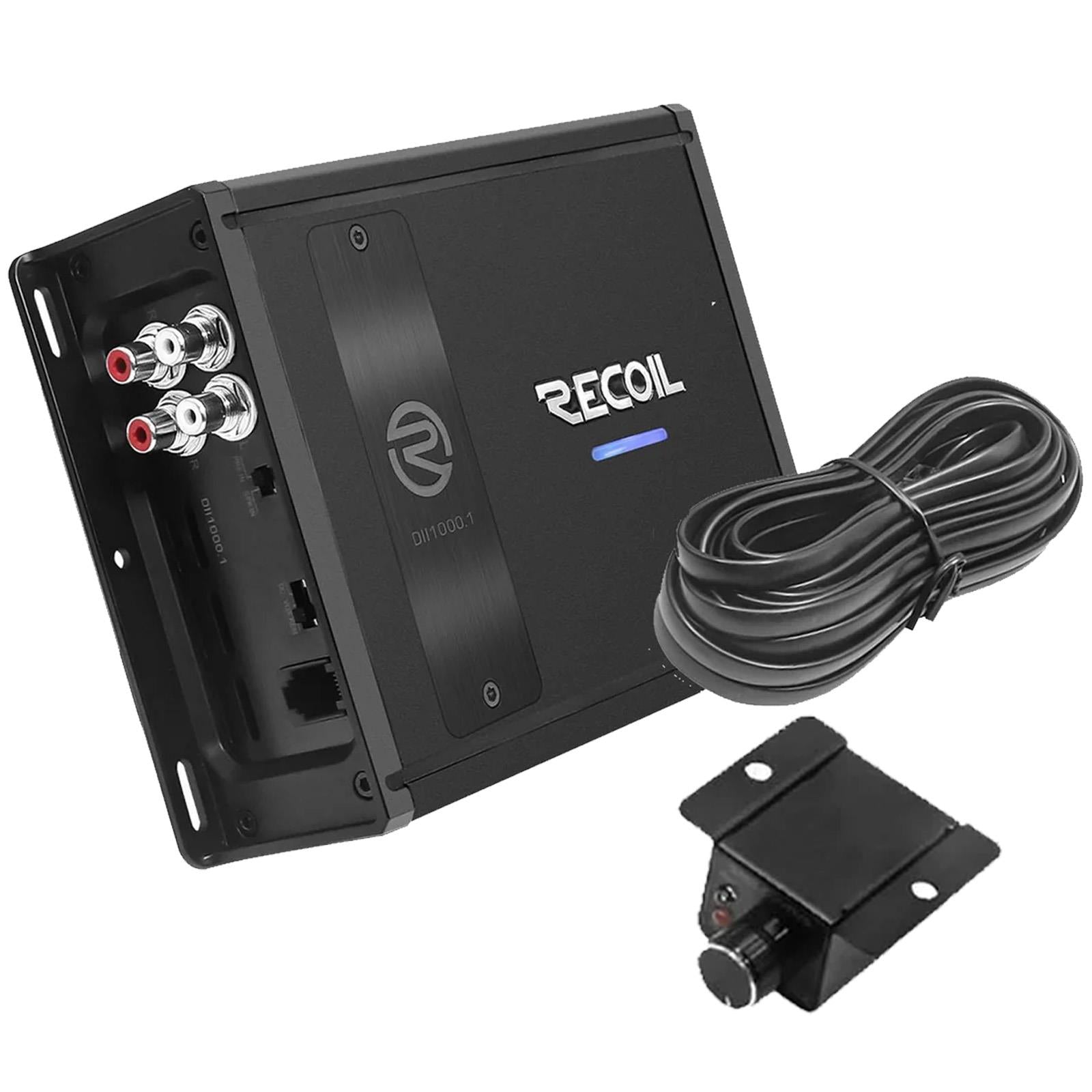 Recoil DII1000.1- 2000 Watts 2-4 Ohm Stable Class D Mono Car Audio Amp Amplifier