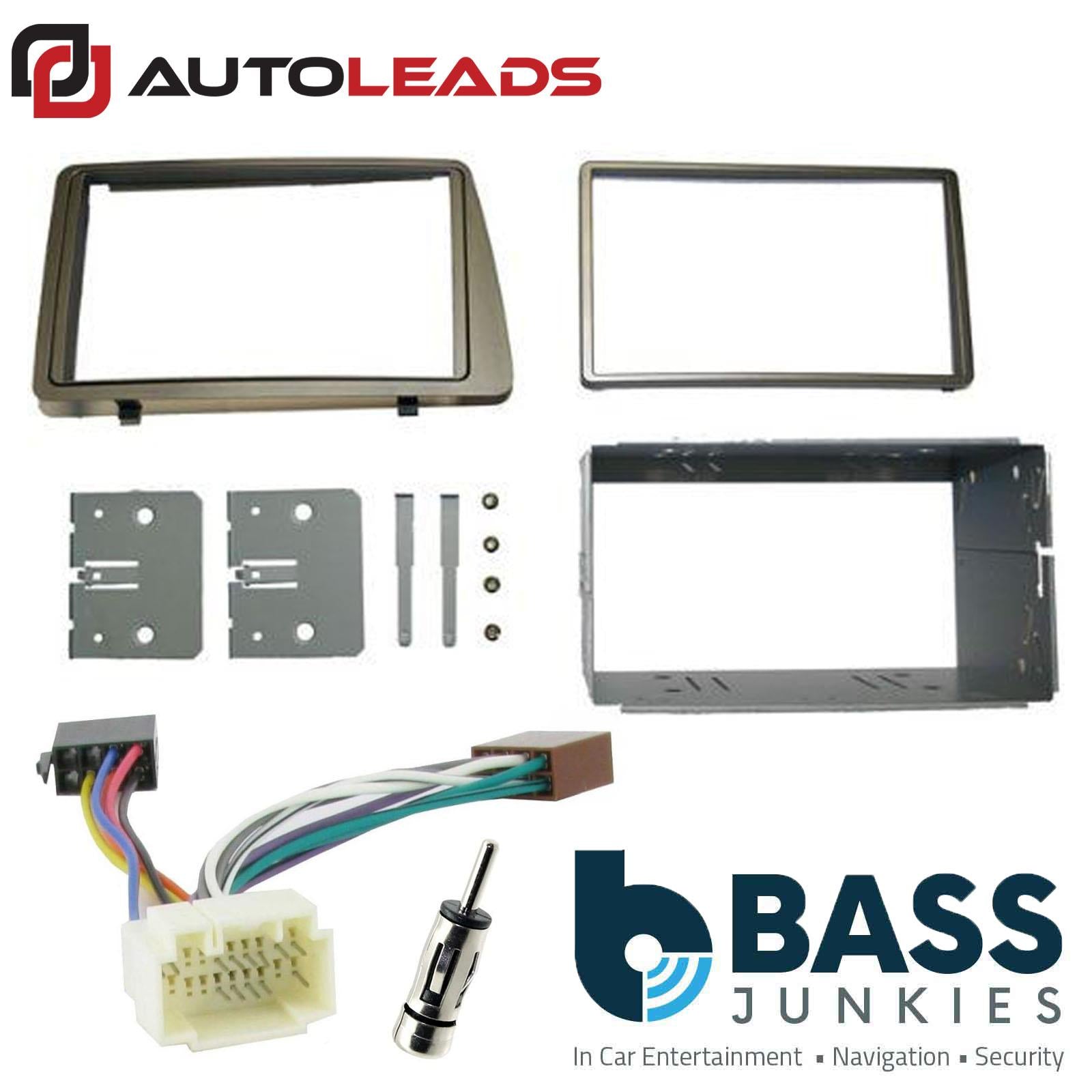 Honda Civic EP2 2001-2006 Car Stereo Radio Double DIN Fascia & Fitting Kit GREY