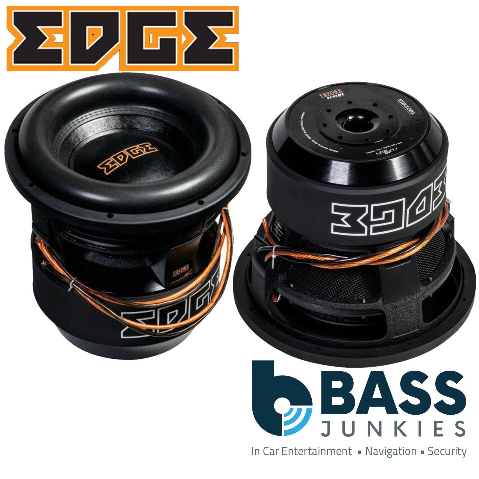 Edge EDX12D1-E7 12" (323mm) Subwoofer, RMS 3000W, Peak 9000W, Dual 1 ohm