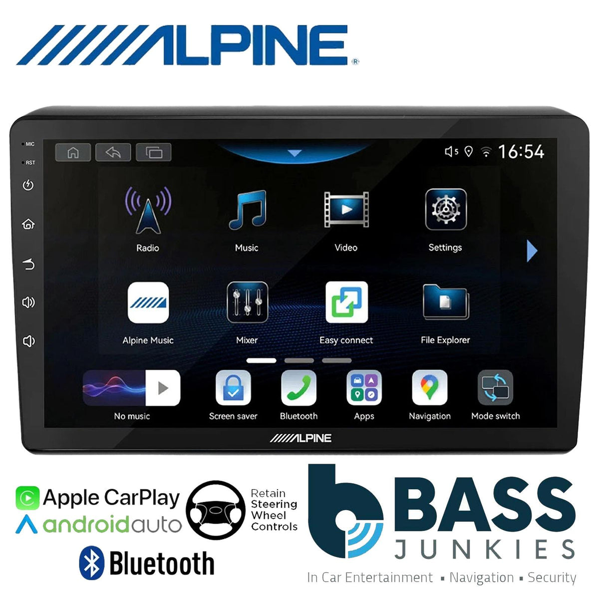 Alpine 9" CarPlay Android Car Stereo Kit For Suzuki Swift 2018 Onwards Black