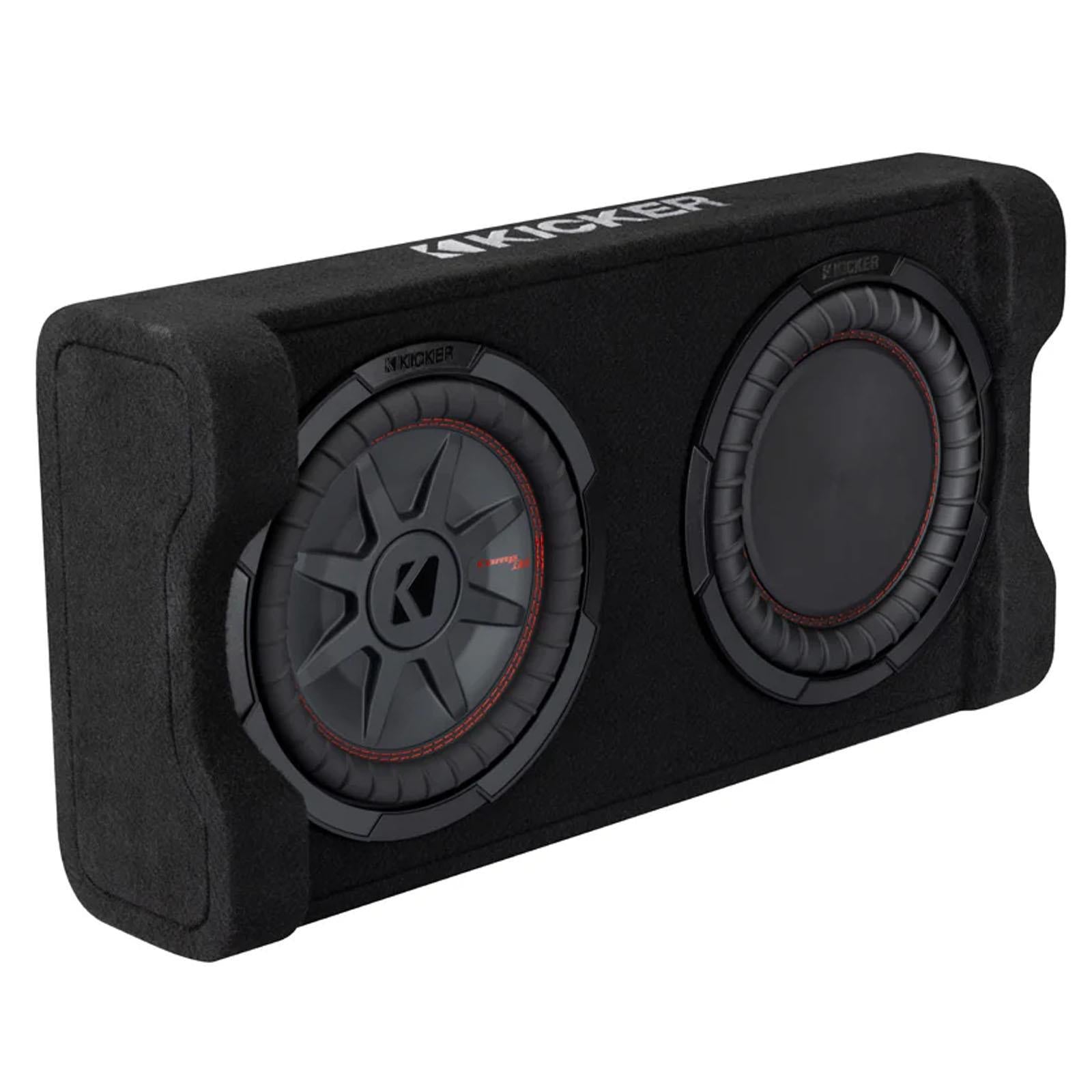 Kicker 51PTRTP12 - 500W Powered 12" CompRT Down Firing Car Subwoofer Enclosure