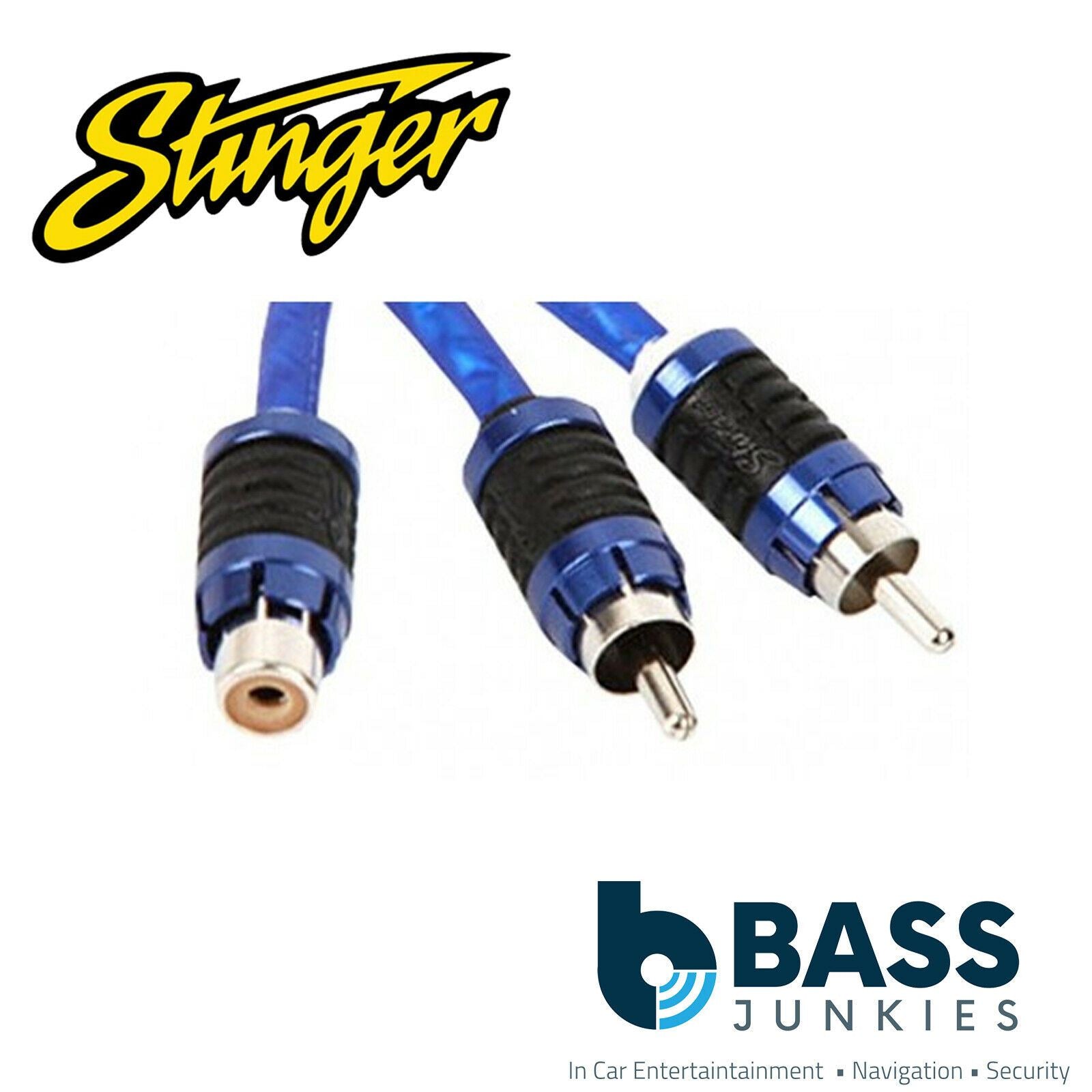 Stinger SI62YM 6000 Series Car 2 Male 1 Female Y Adapt