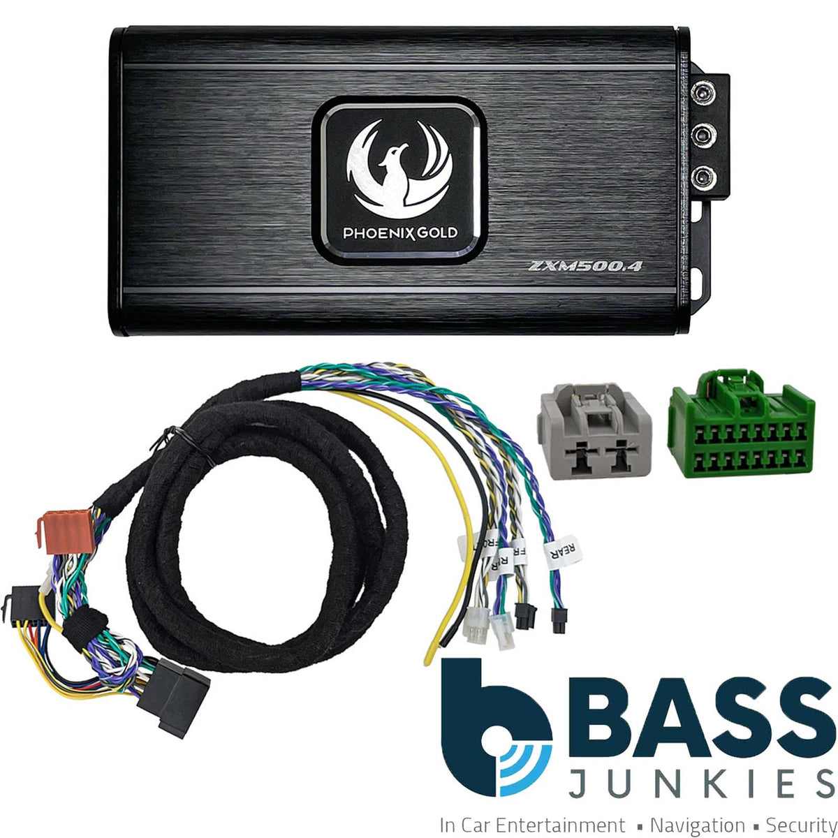 Phoenix Gold 500 Watts 4 Channel Plug & Play Car Amplifier Kit for Volvo S80 2006-16