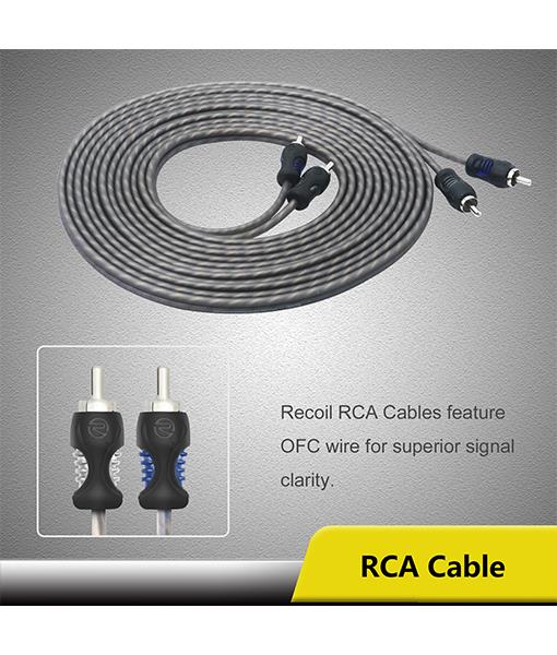 Recoil RCK0 - 0 AWG 2000 Watts Complete Car Subwoofer Amplifier Wiring Kit