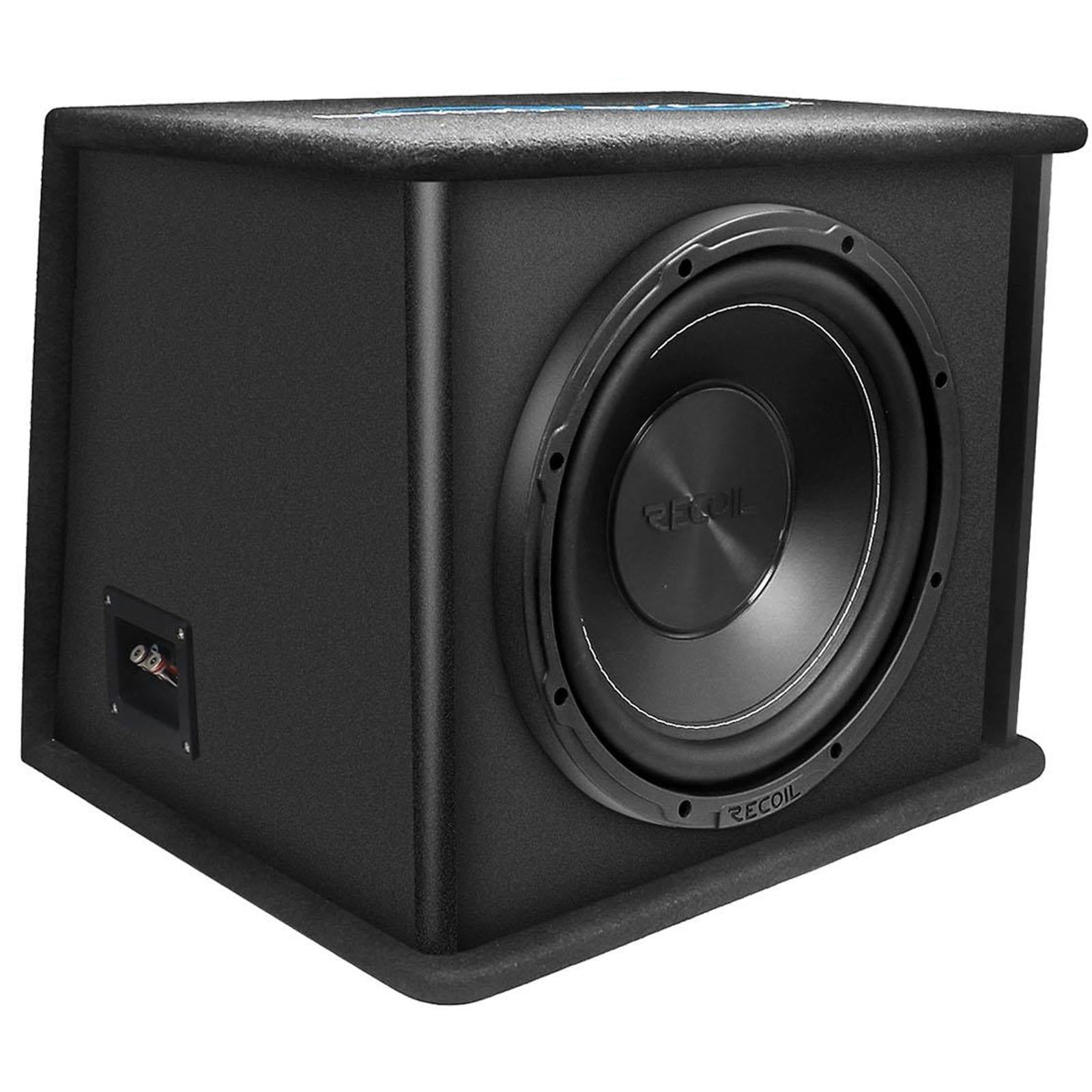 Recoil RS12 - 12" 600 Watts Vented Passive Car Subwoofer Bass Box Enclosure