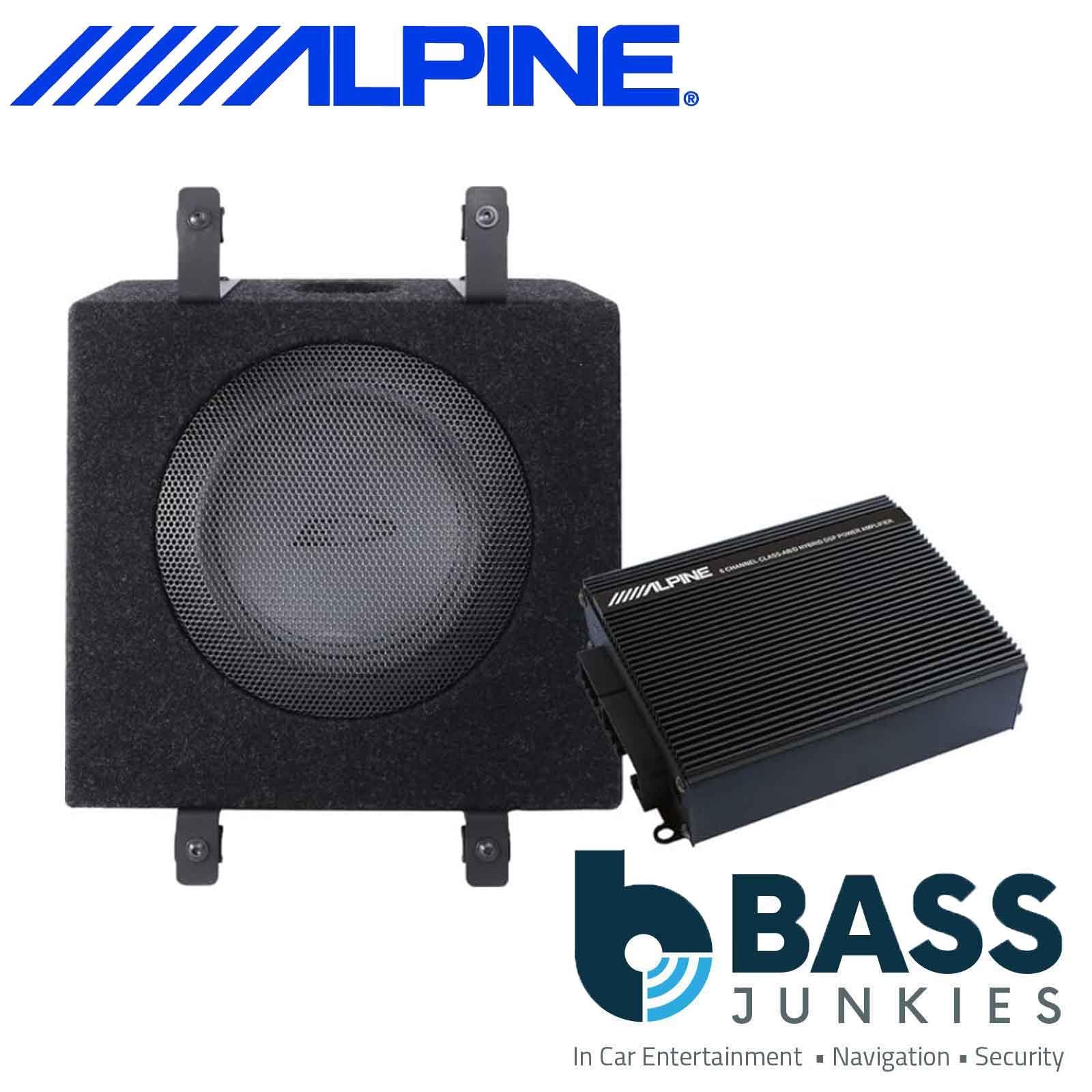 Alpine SPC-W84ACRA2-2 – 6 Channel DSP Car Amplifier & Subwoofer Bass Box for VW Crafter 2 & MAN TGE 2017 Onwards