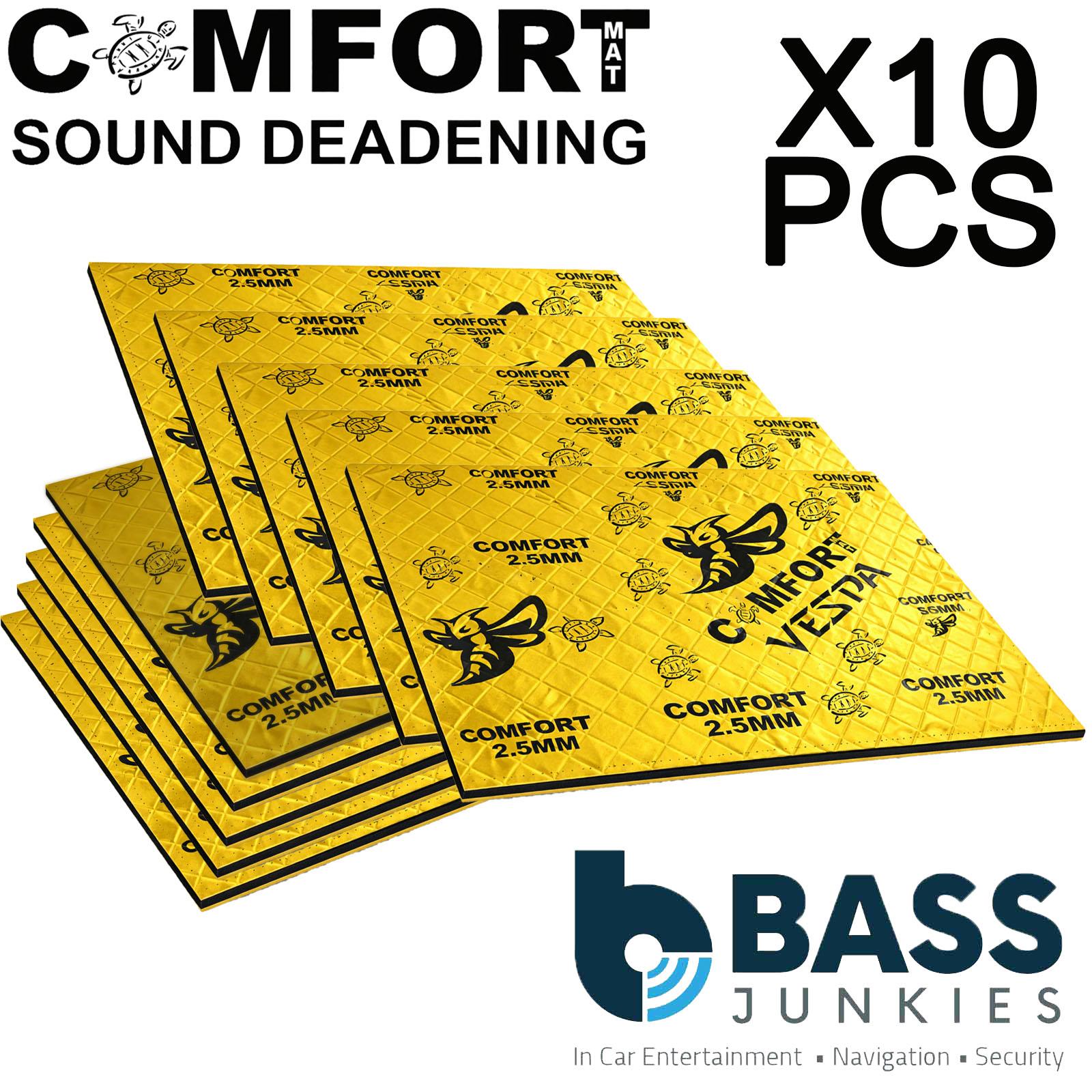 Comfort Vespa - 10 Sheets 2.5mm 500x700mm Sound Deadening Mat Kit