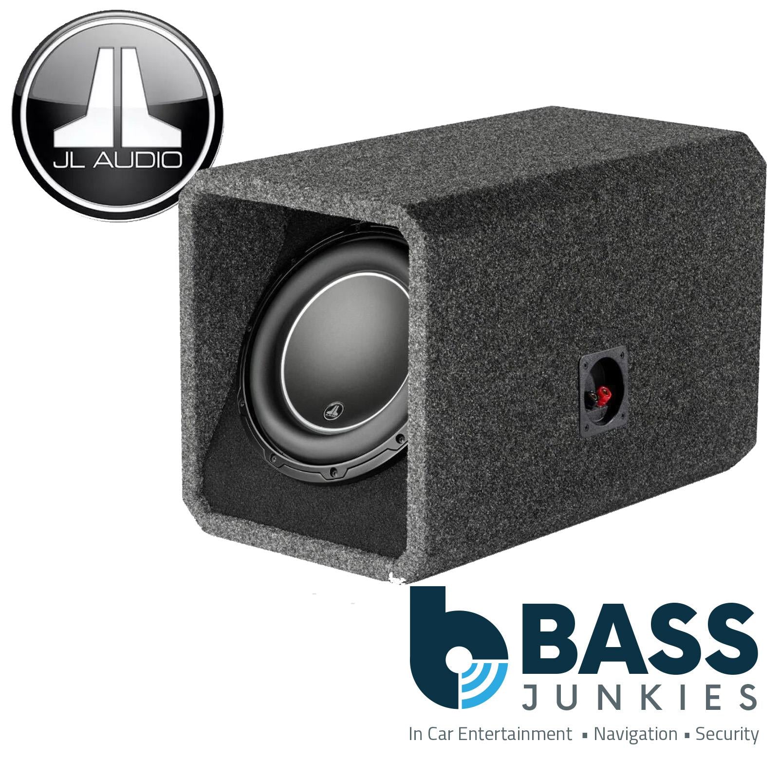 JL Audio HO110-W6v3 – 10″ 25cm W6v3 (600 Watts, 2Ω) HO Ported Car Subwoofer Bass Box Enclosure