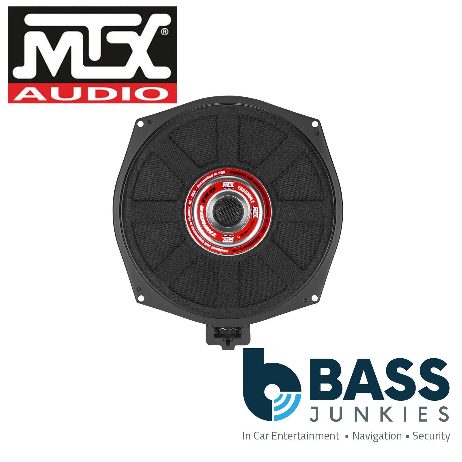 MTX TX6BMWE - BMW & Mini Underseat Subwoofers Car Door Speakers & Tweeters Upgrade Kit