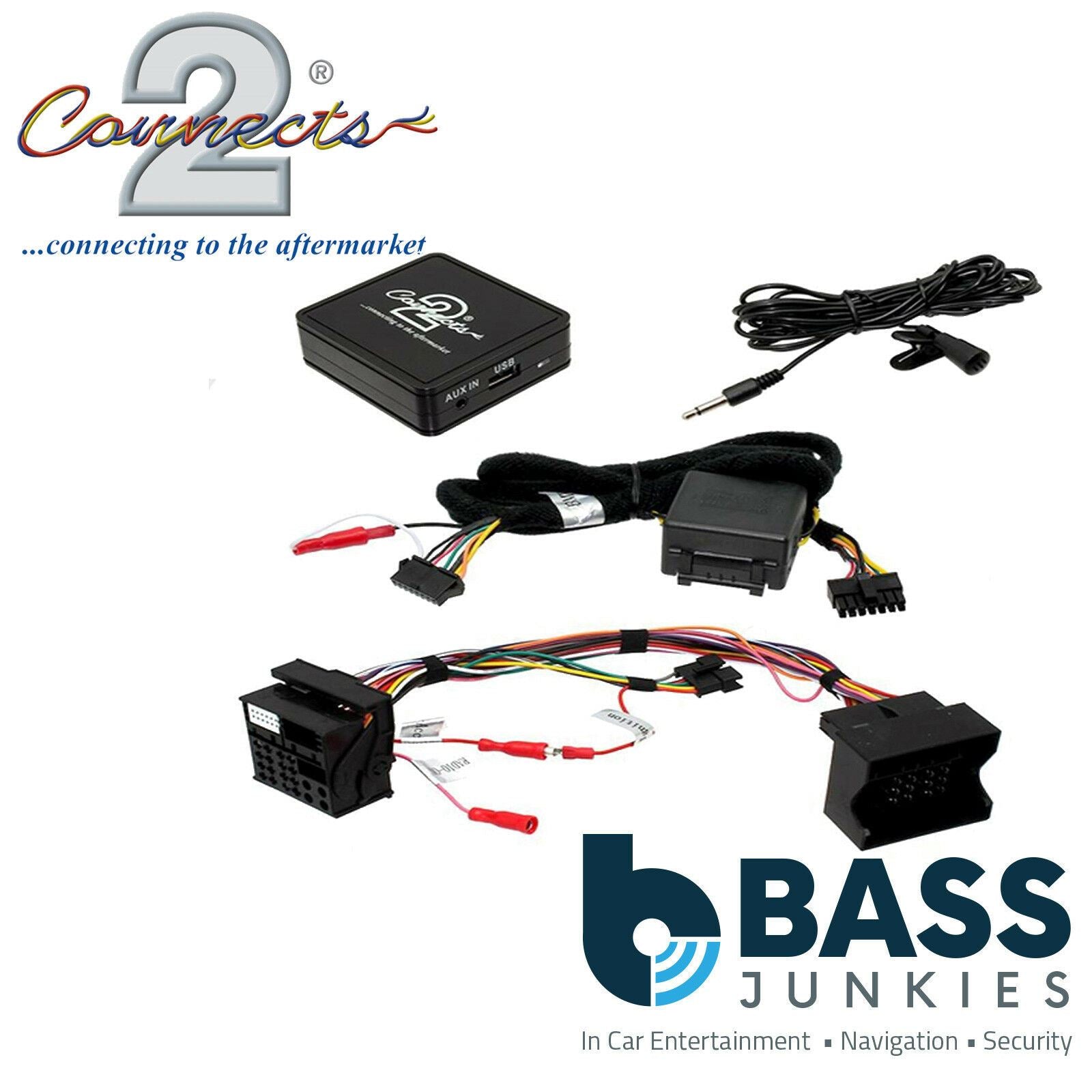 BMW 5 Series 1996-04 Bluetooth Music Streaming Handsfree Car Kit AUX CTABMBT009