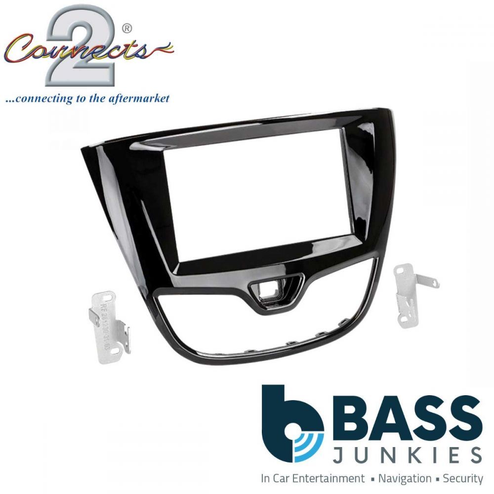 Connects2 CT23VX54 Vauxhall Viva 2015 Onwards Car Stereo Double Din Fascia Panel